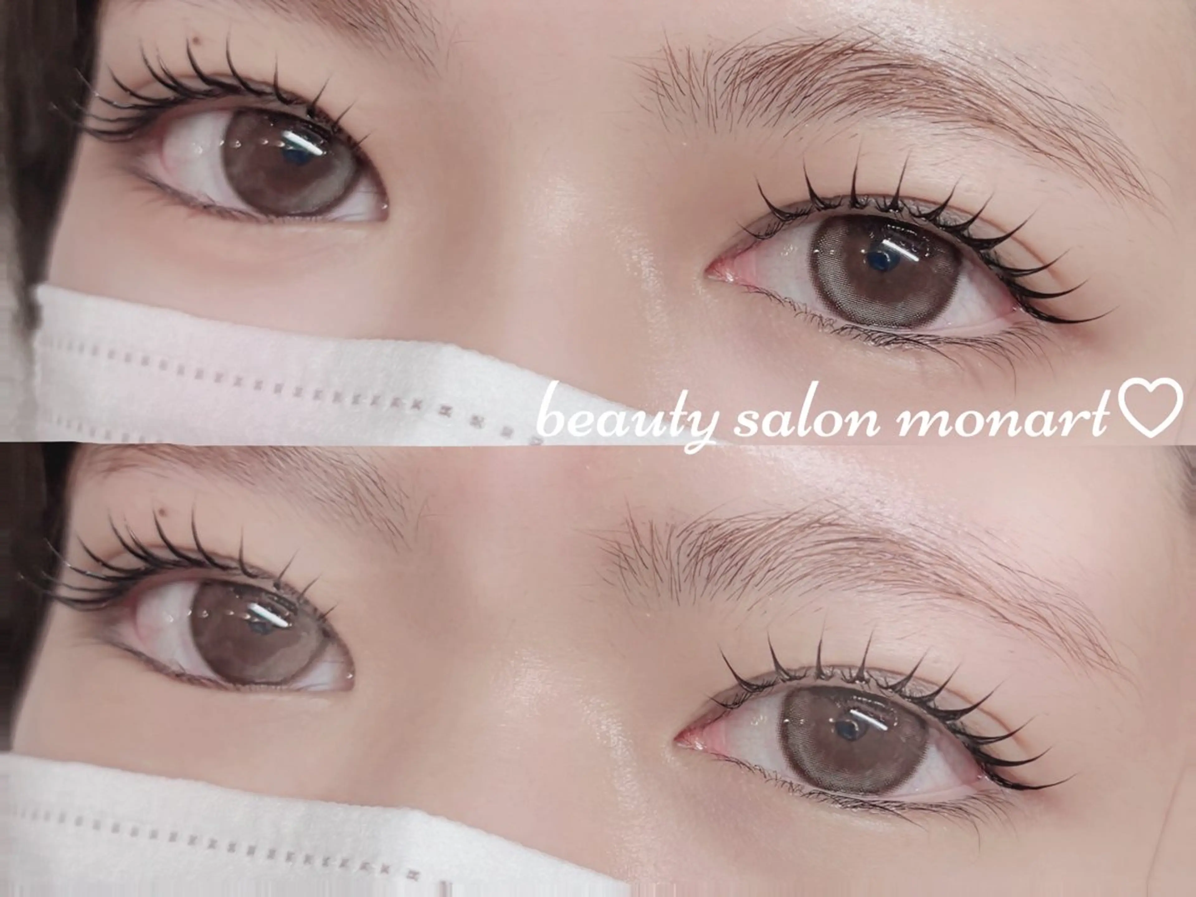 マツエク・マツパ マツパ monart kurehaのマツエク・マツパデザイン