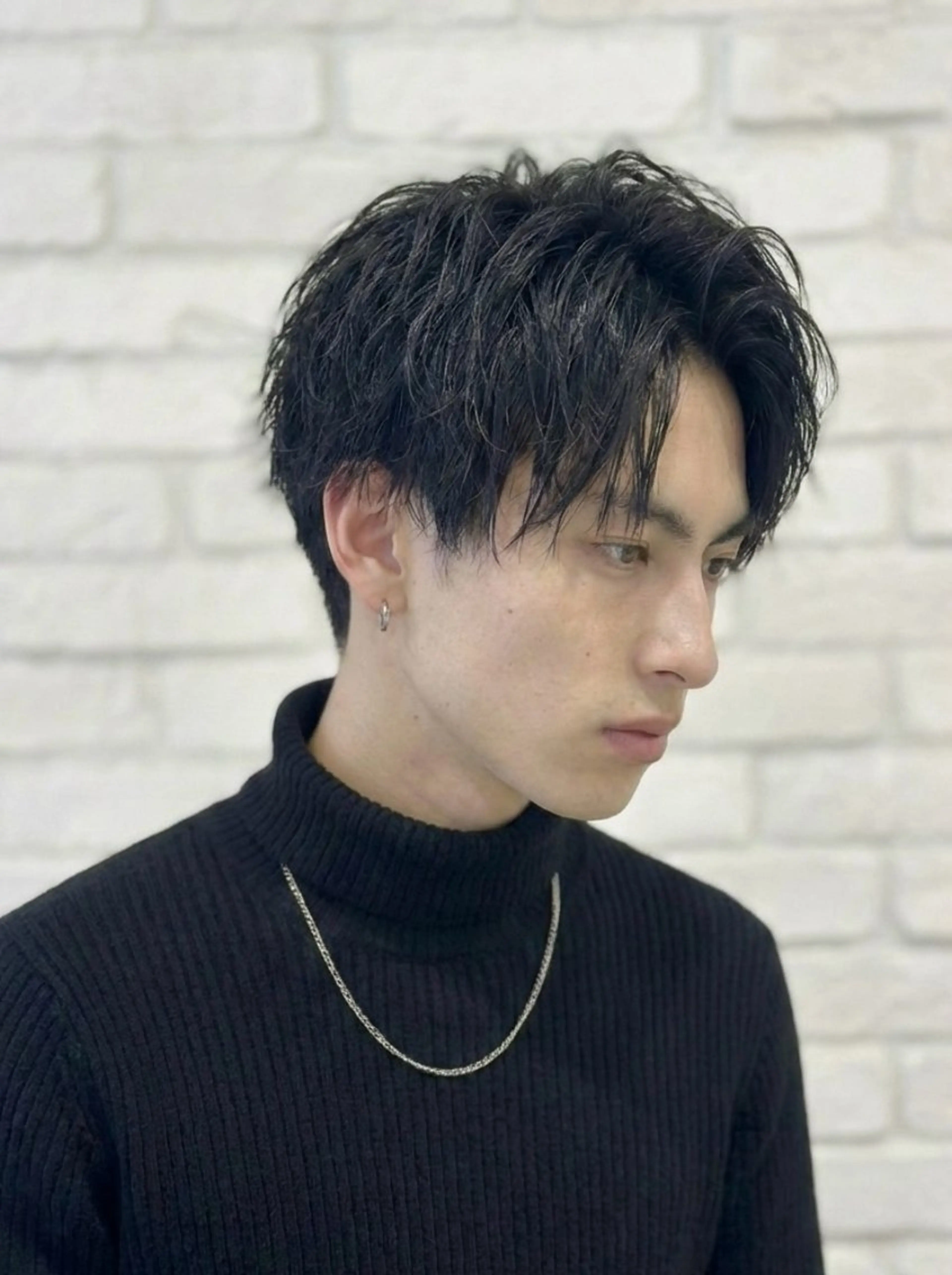 ショート メンズ メンズパーマ カット 池袋メンズ パーマ本多のヘアスタイル