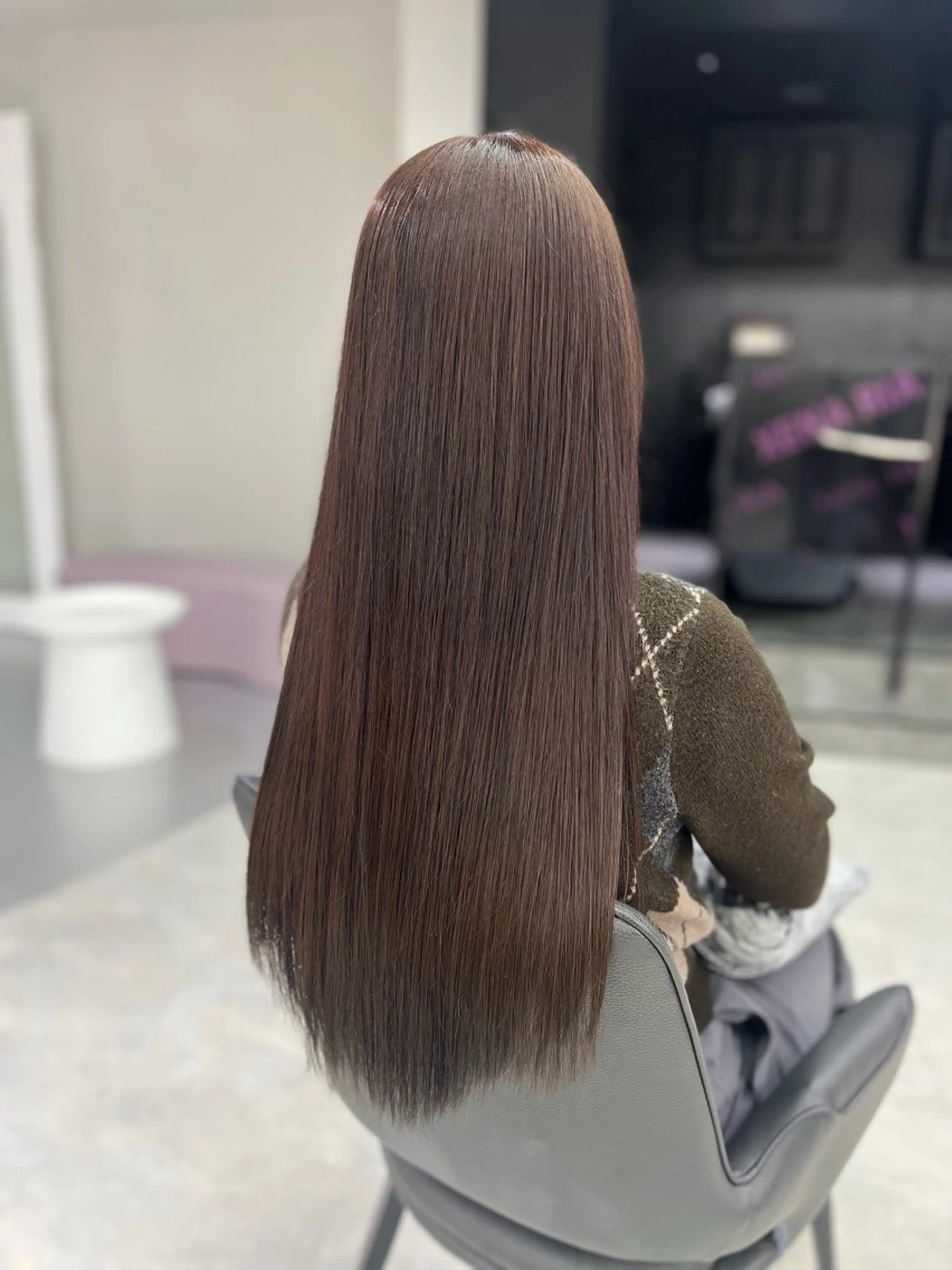 前髪カット+カラー+トリートメントの写真