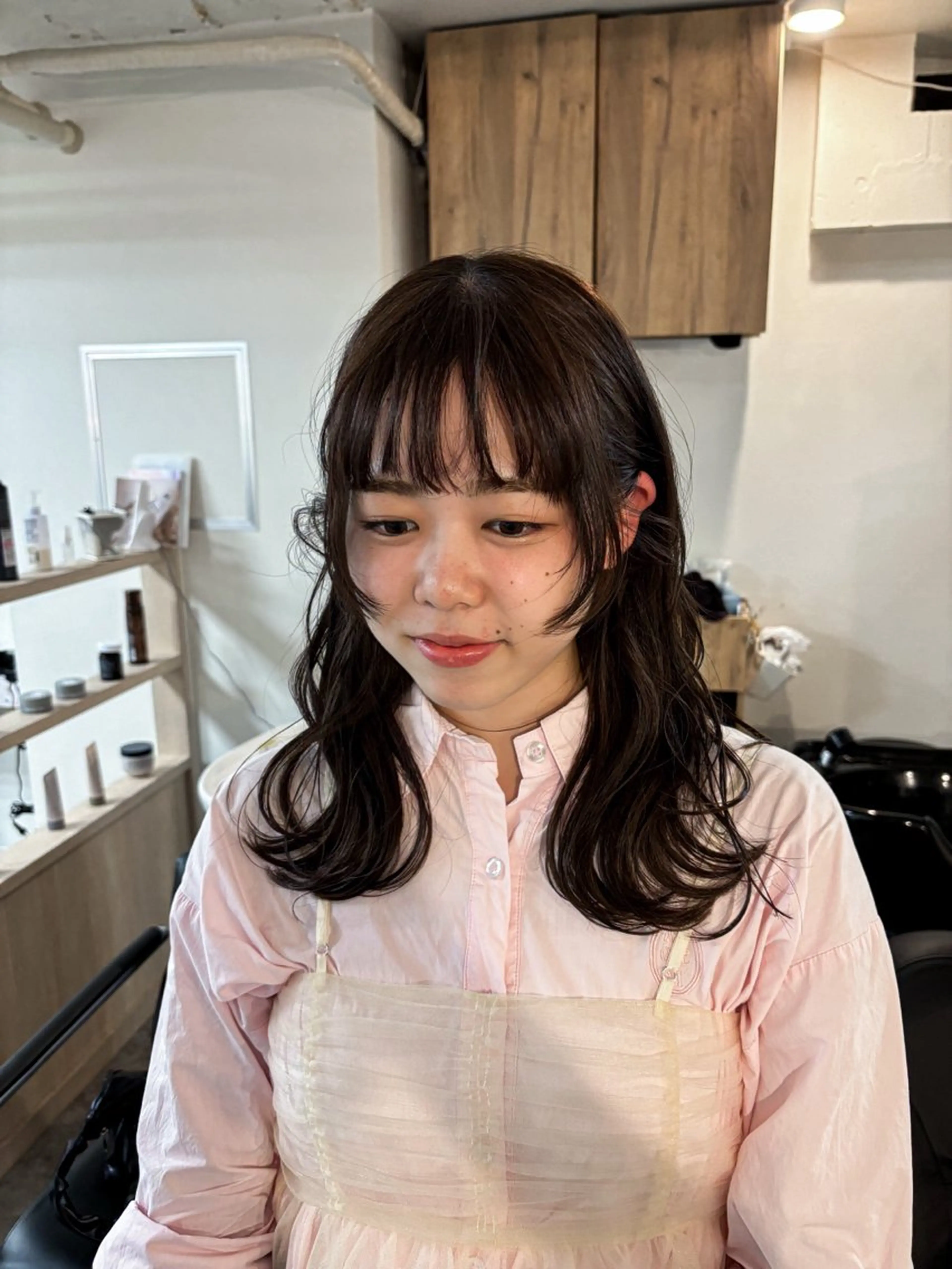 ミディアム 【抜け感ヘア🌿】 natuna.のヘアスタイル