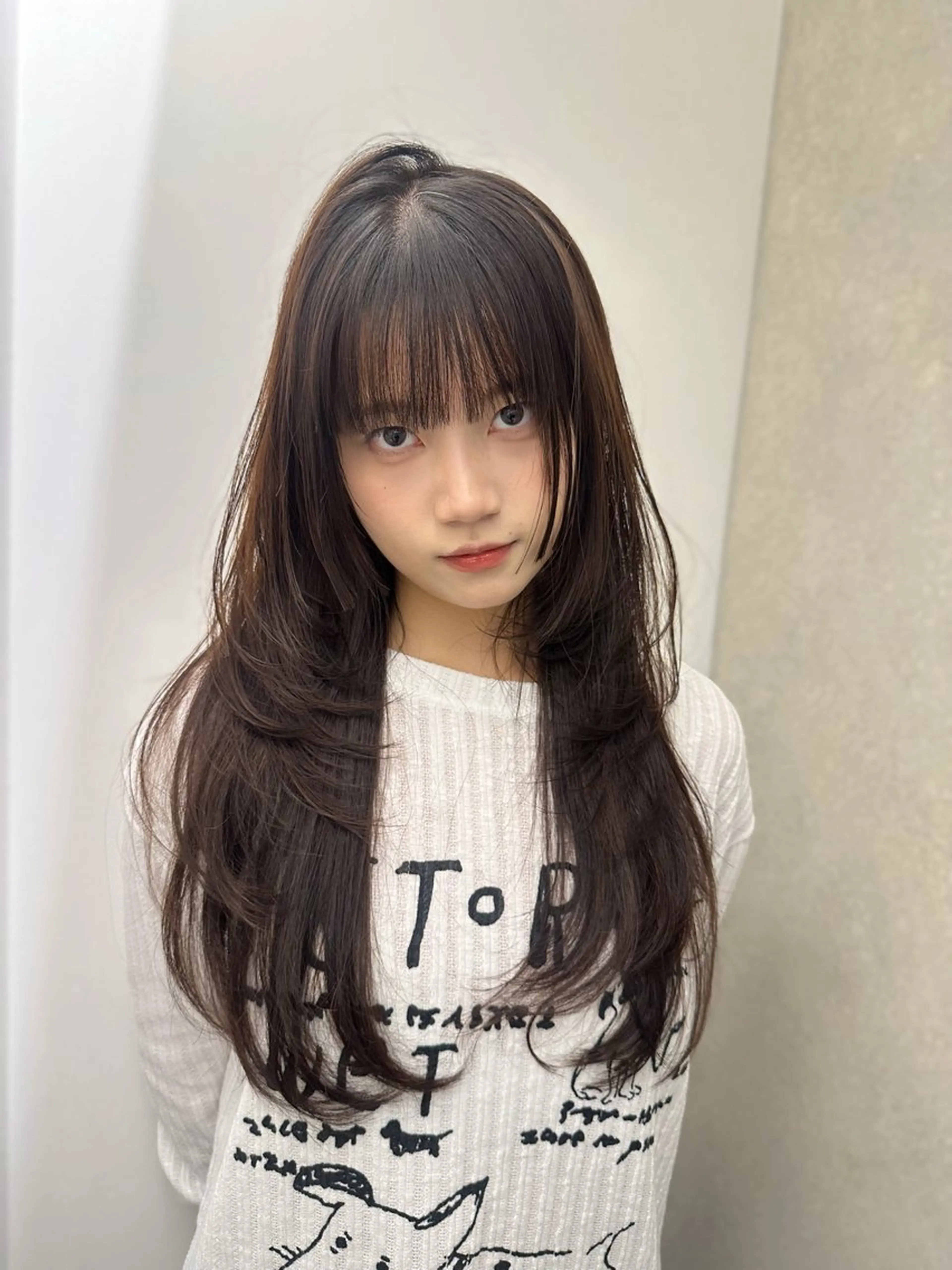 ロング カット 韓国ヘアメンズ・レデ ィース特化ミクのヘアスタイル