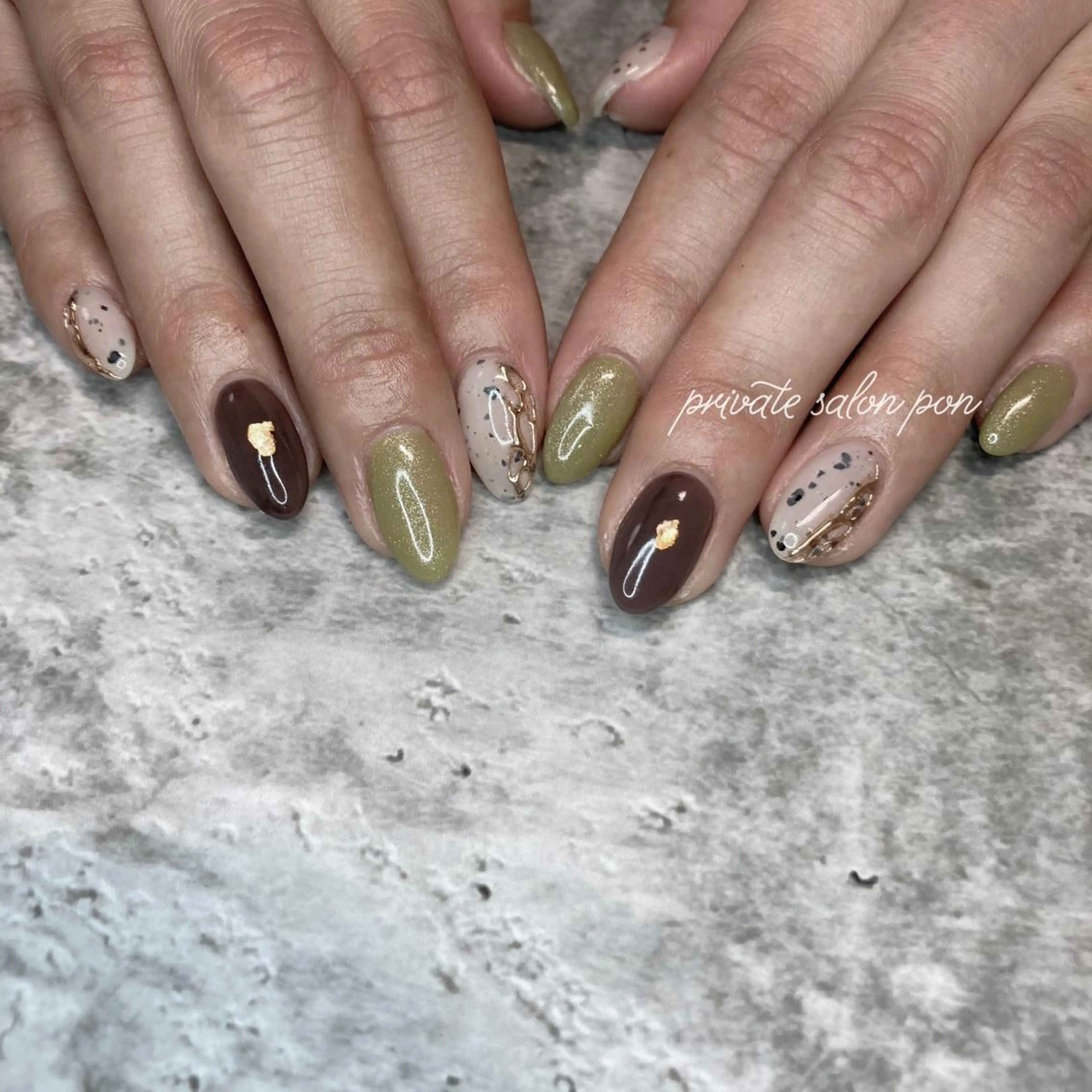 ネイル private salon　ponのネイルデザイン