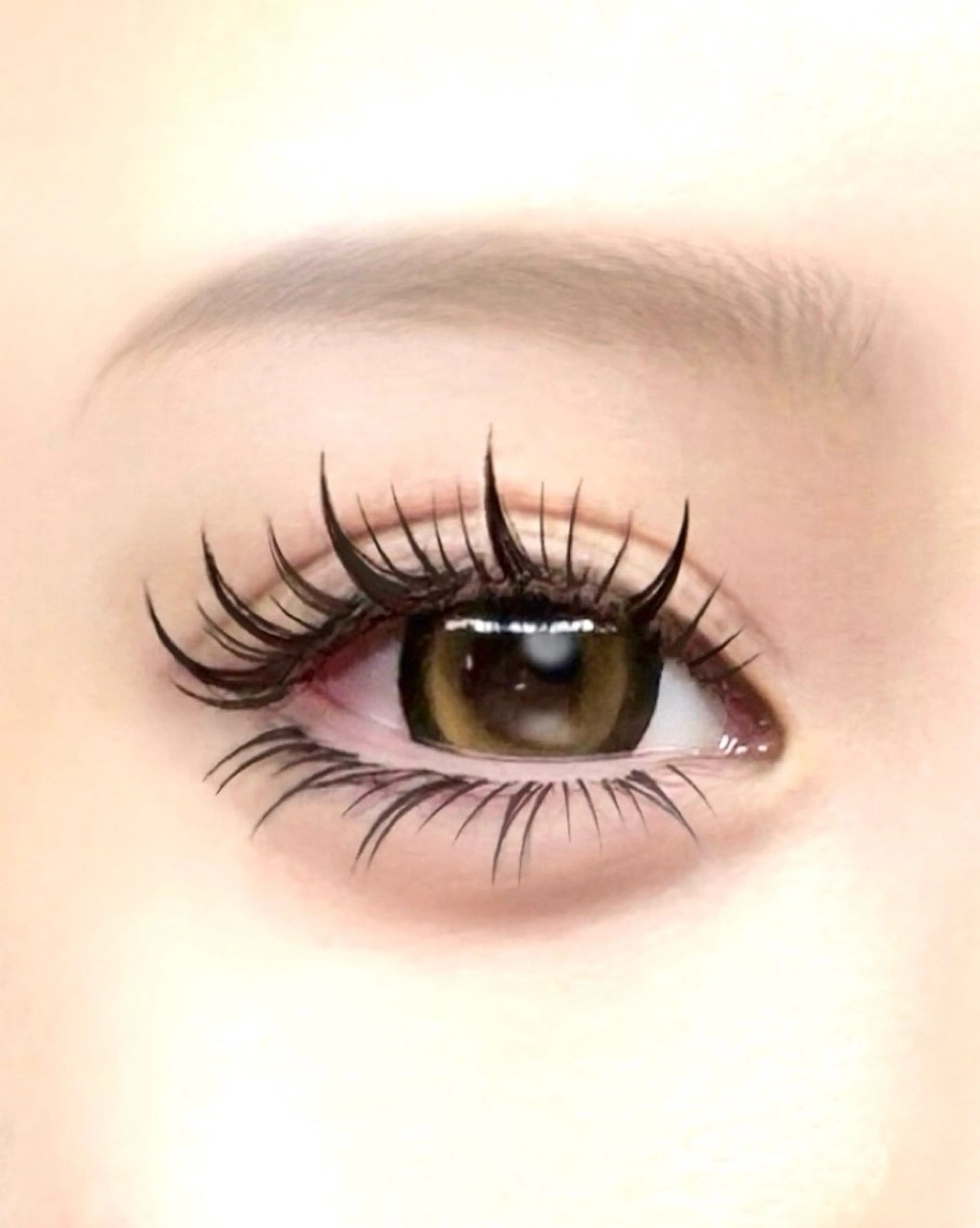 大人気メニュー✨フラットラッシュ　漫画デザインの写真