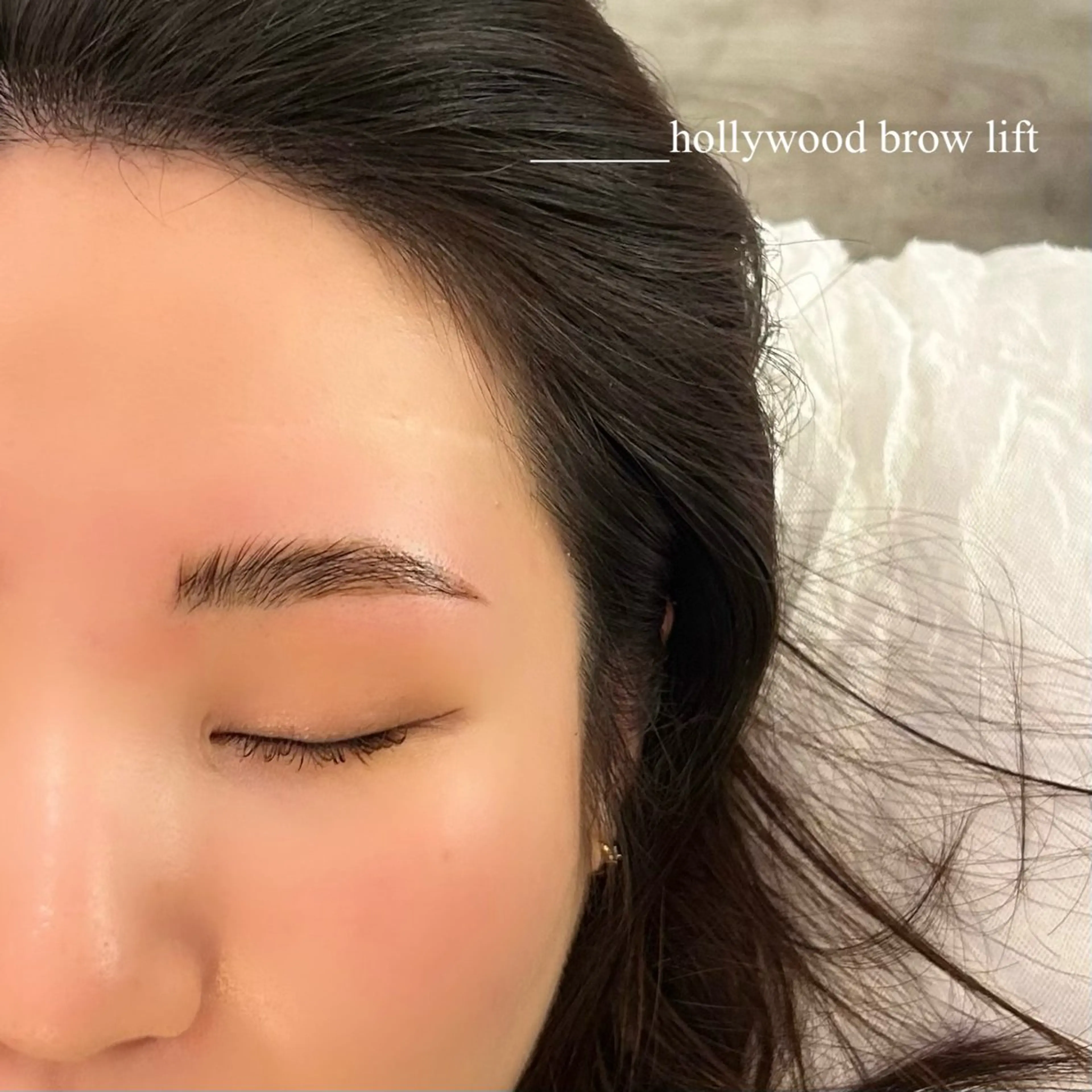 アイブロウ ハリウッドブロウリフト 吉祥寺kasumi 🌛eye/browのマツエク・マツパデザイン