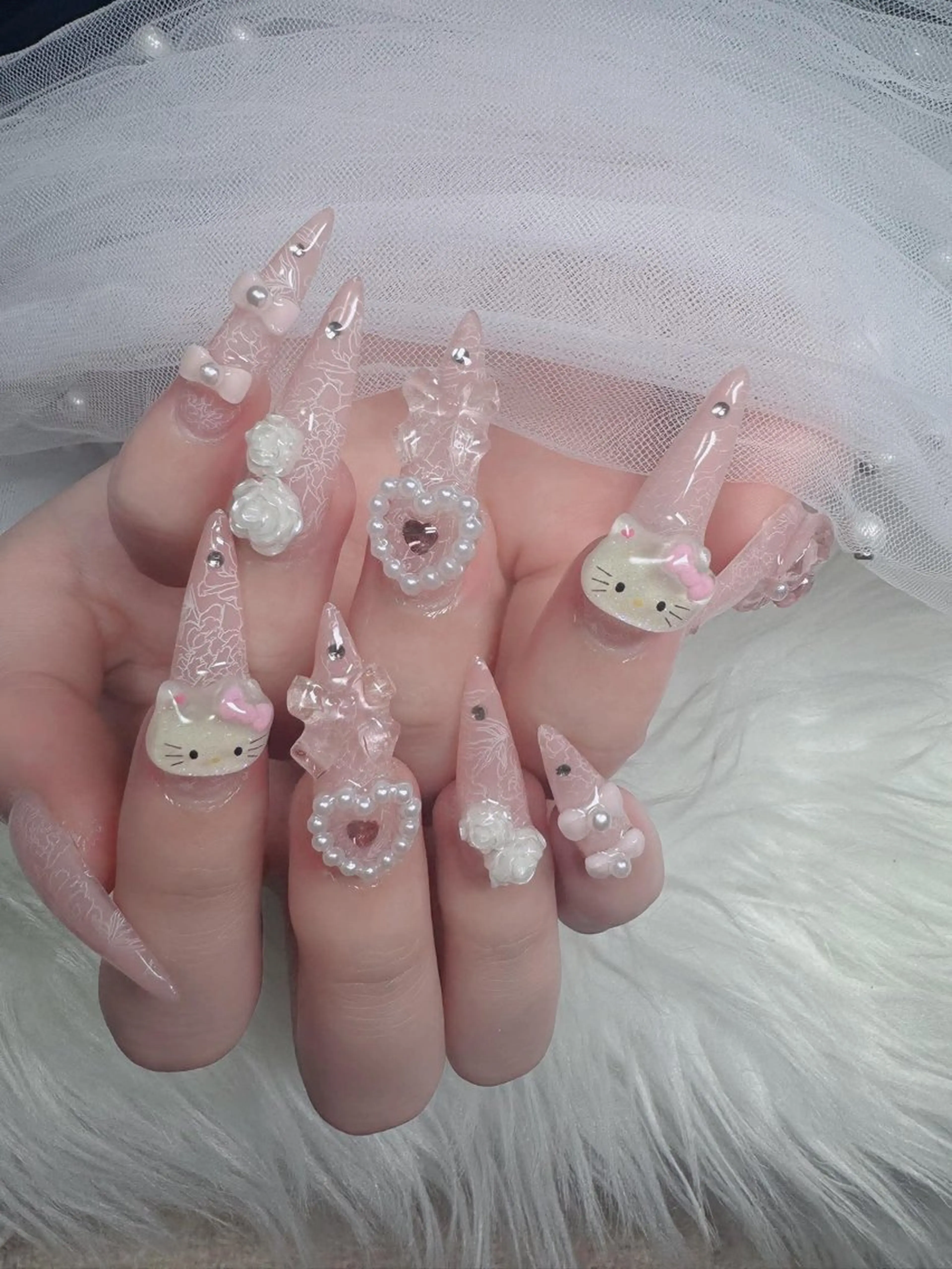 ネイル アートネイル ボルドー フレンチネイル ジェルネイル 氷ネイル・うるうるネイル ハンドネイル Julie Nailのネイルデザイン