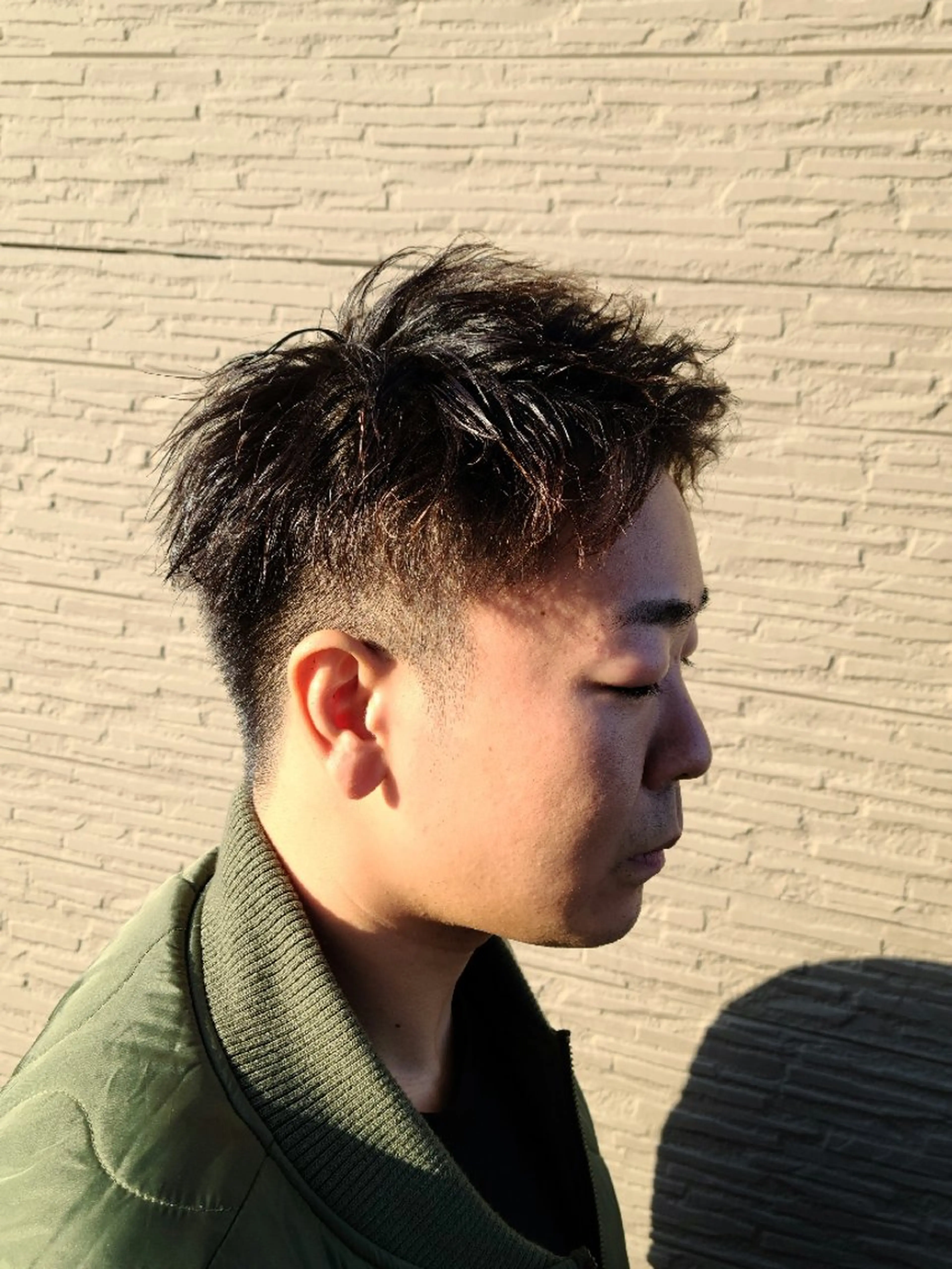 ショート パーマ メンズ カット パーマ 電髪倶楽部　美膳所属・荒井 琢人のヘアスタイル