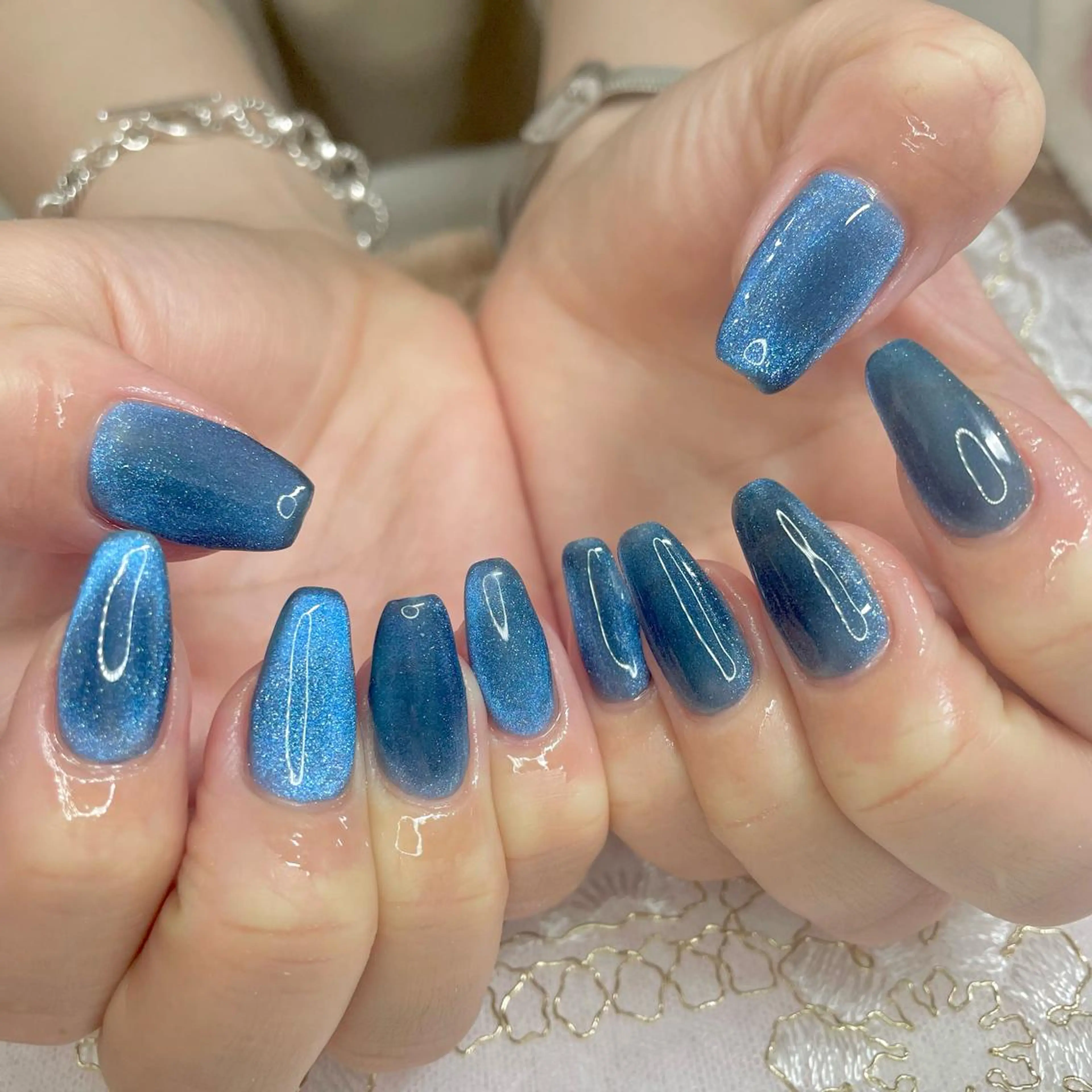 ネイル ジェルネイル マグネットネイル J terrace Nailのネイルデザイン