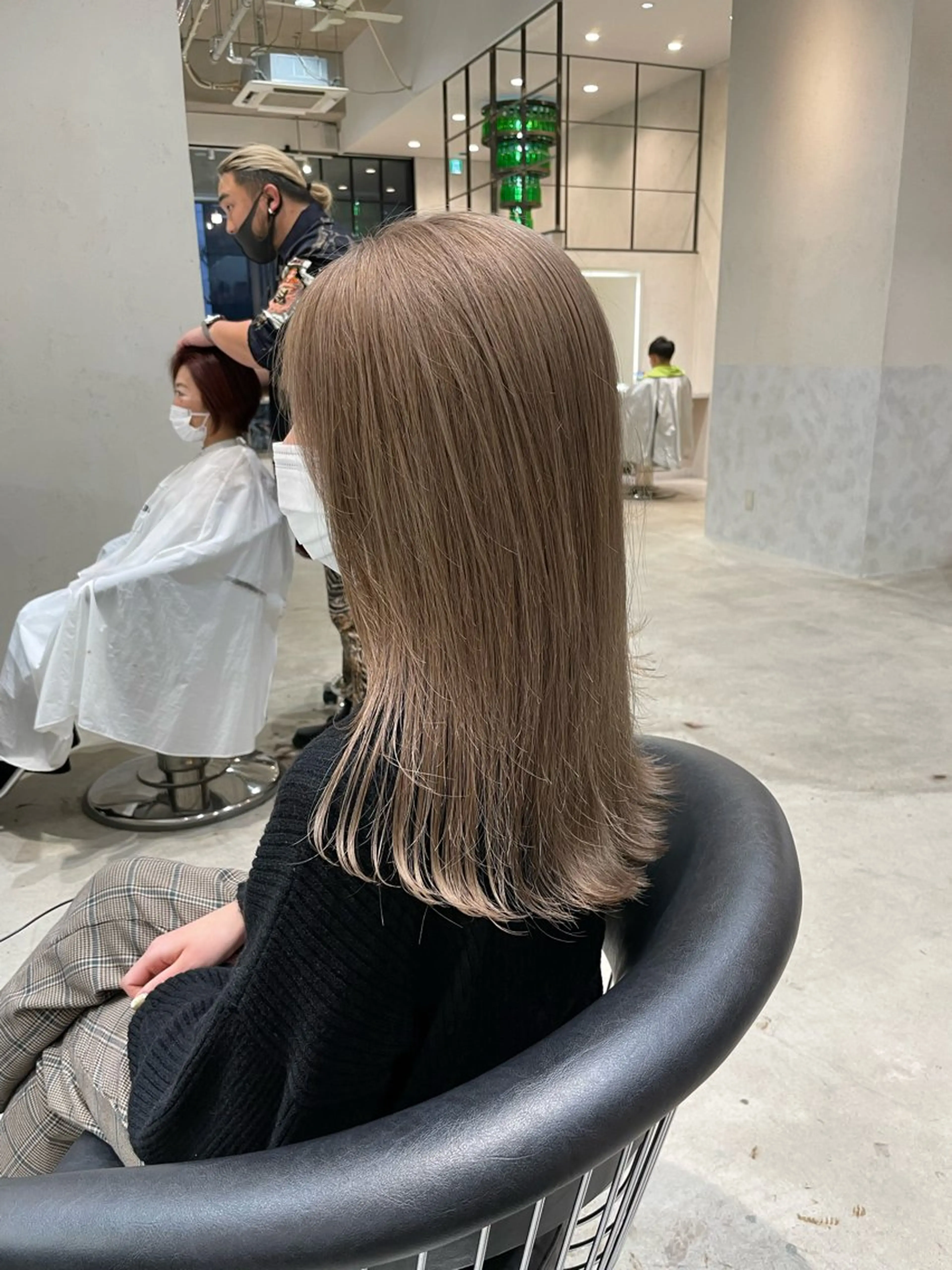 セミロング 盛れるカットカラー DEAN豊橋店のヘアスタイル