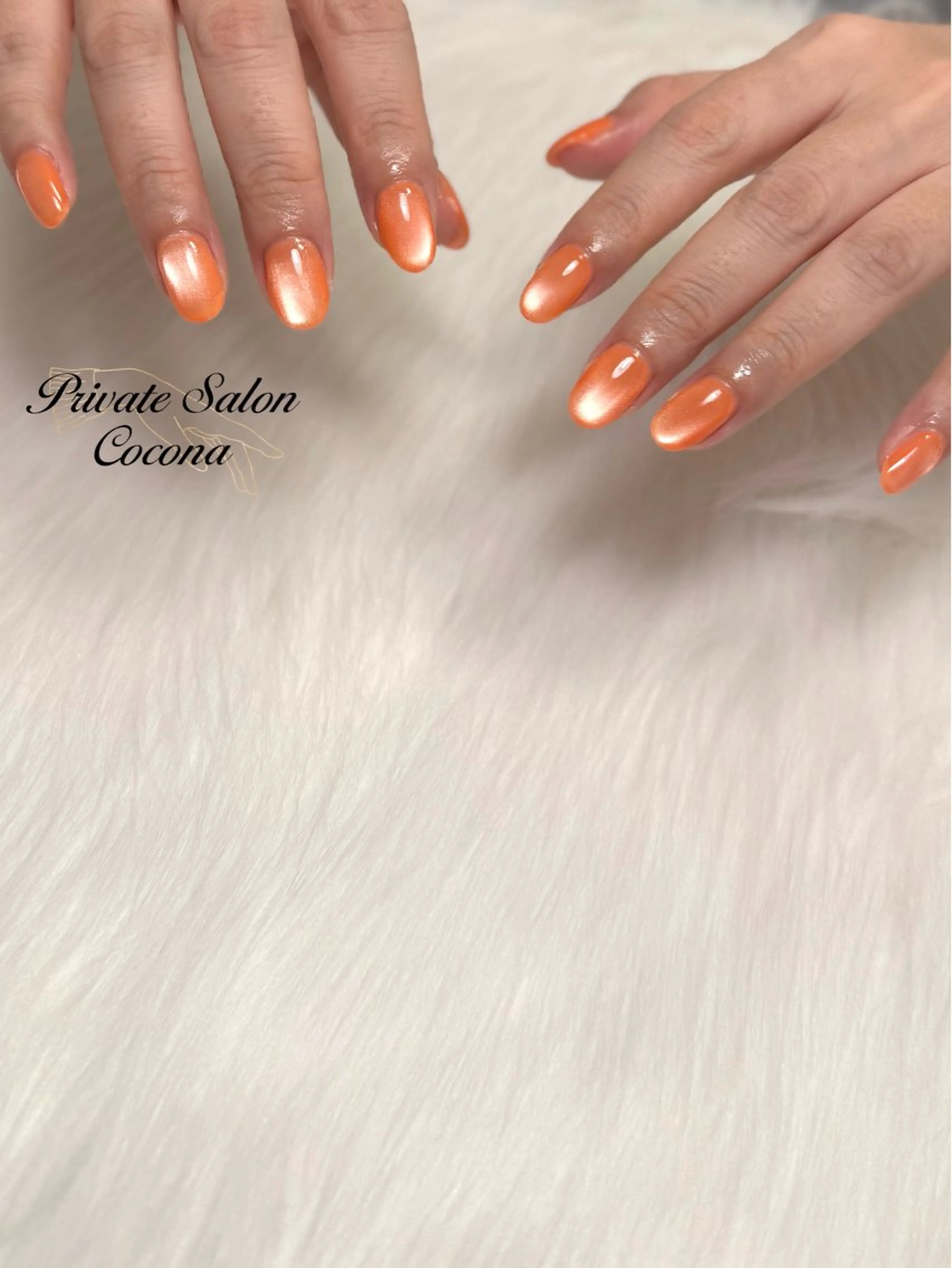 ネイル オーロラネイル オフィスネイル ワンカラーネイル ハンドネイル プライベートサロン nailcoconaのネイルデザイン