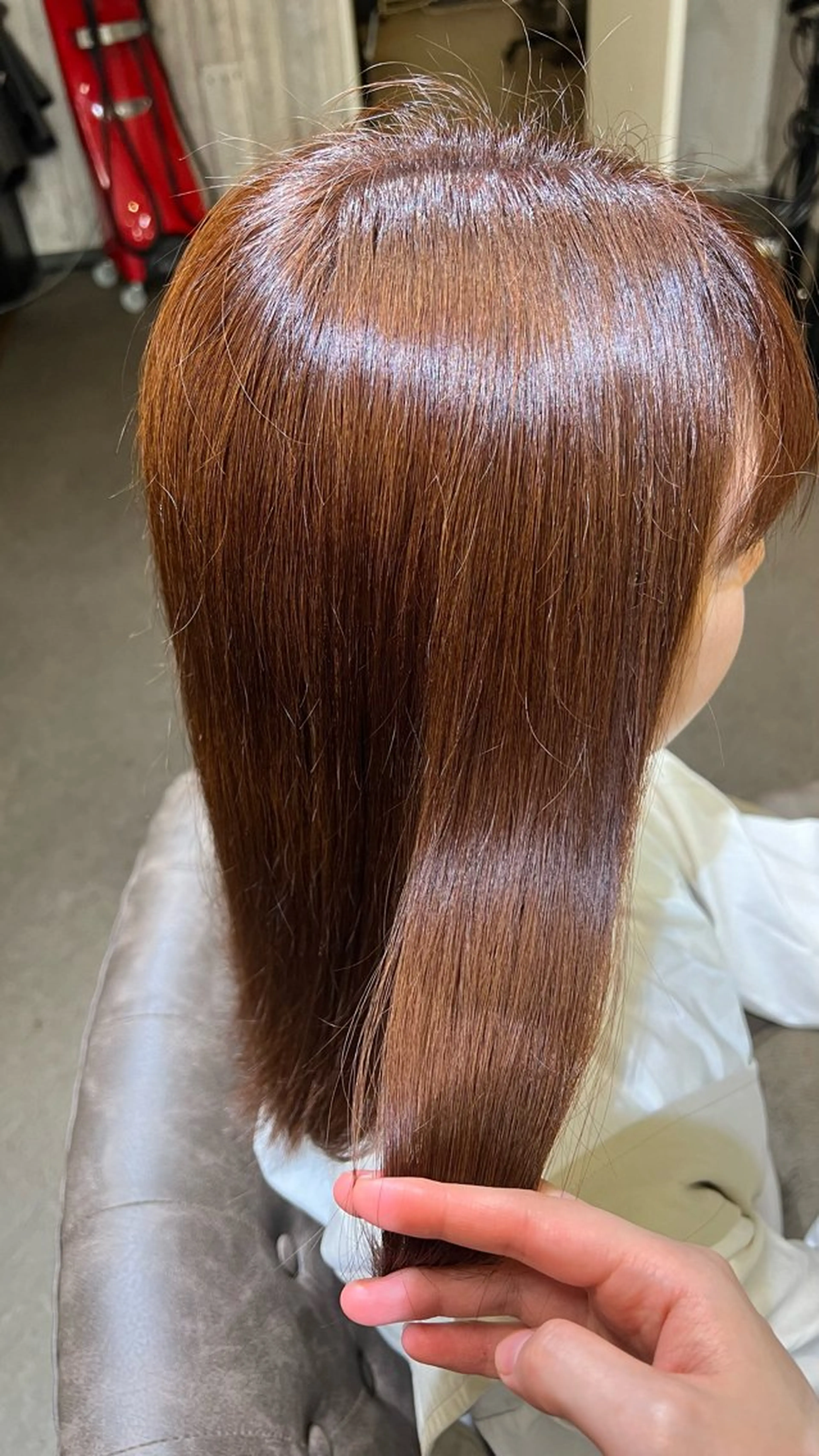 カラー ベージュカラー オレンジ オレンジベージュ Rico /透明感カラー💎のヘアスタイル