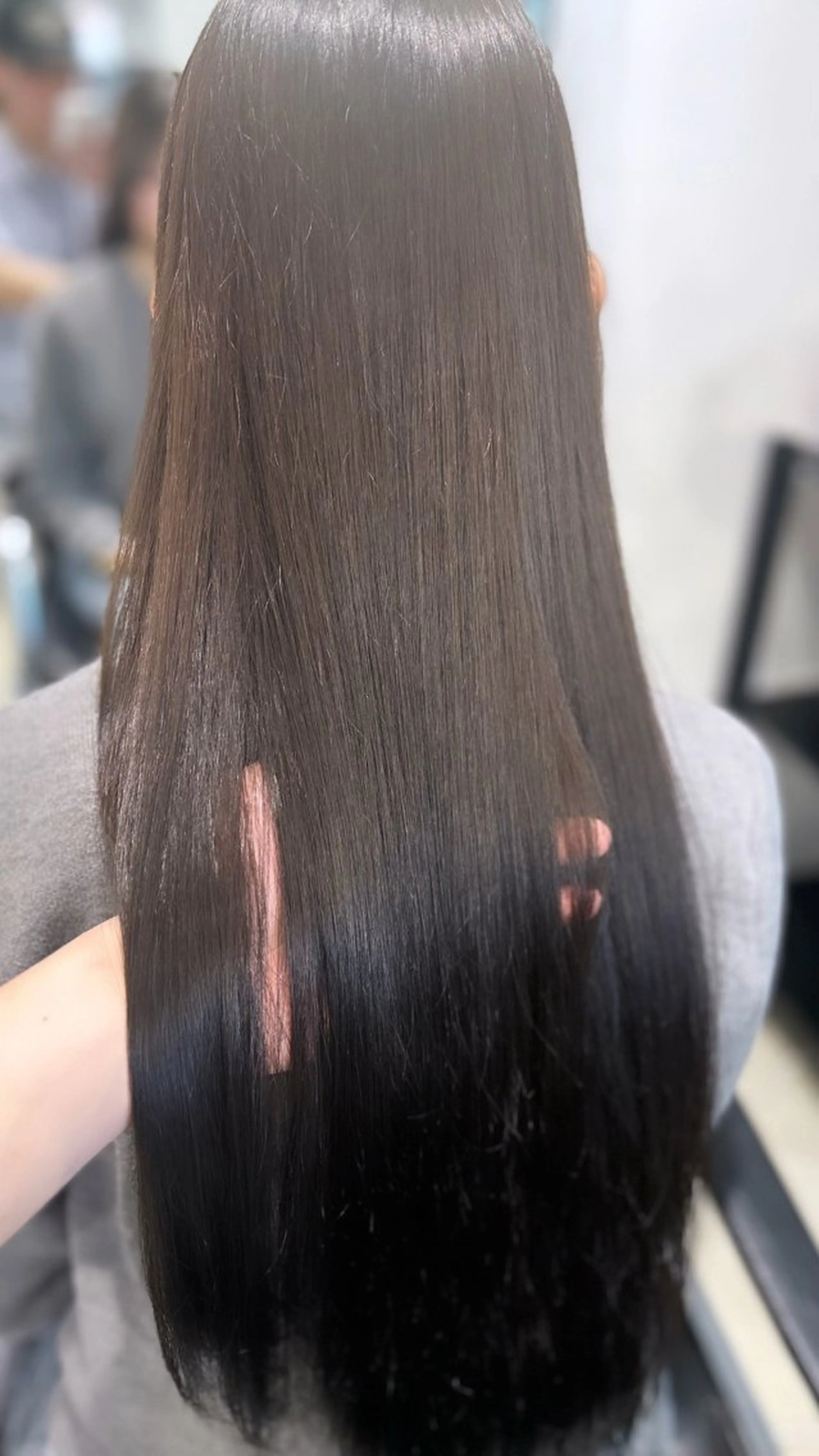 ロング カラー パーマ カット ヘアカラー トリートメント レイヤー/グレージュ 髪質改善/コウスケのヘアスタイル