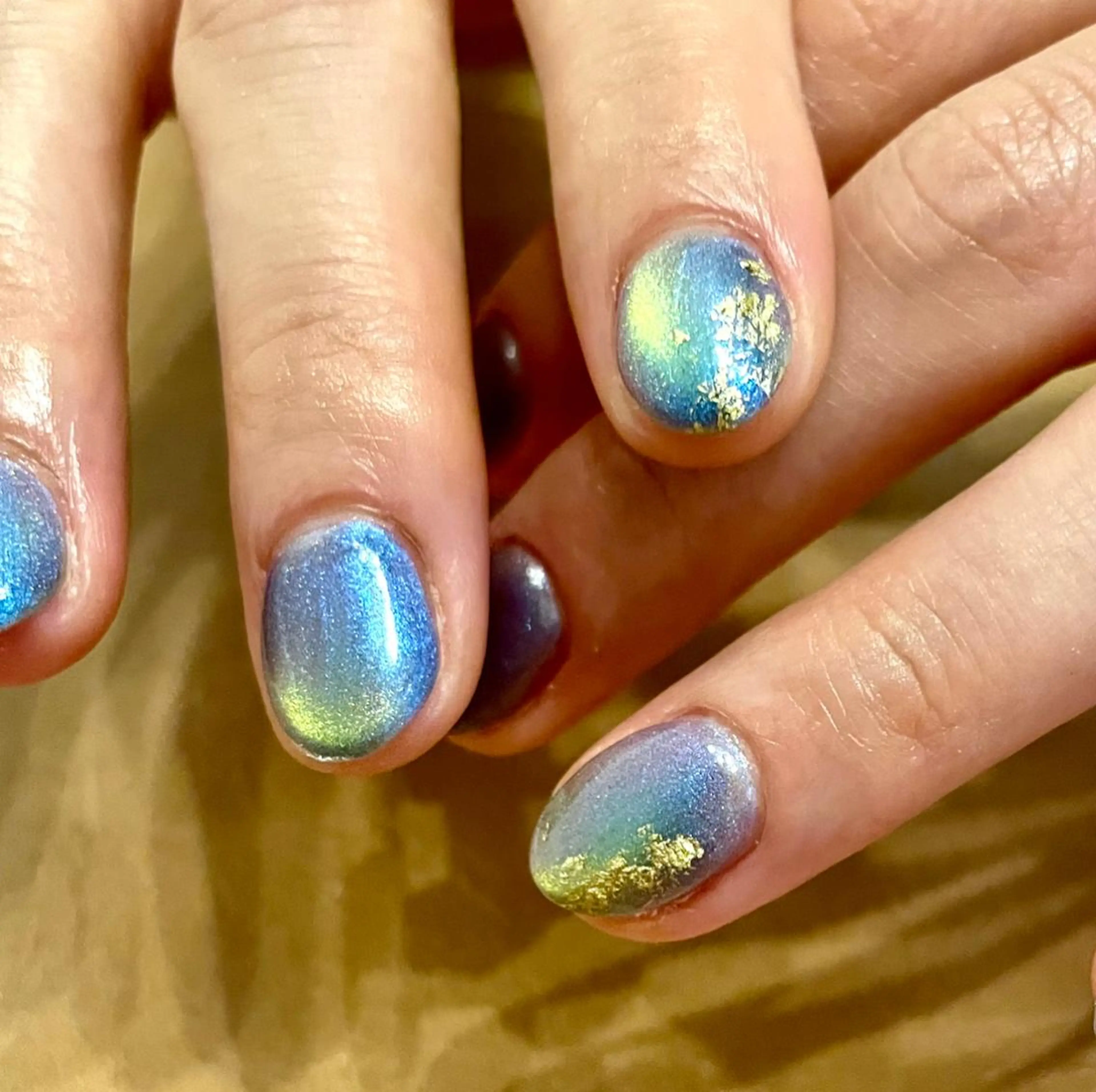 ネイル マグネットネイル シンプルネイル ネイルサロン kupuのネイルデザイン