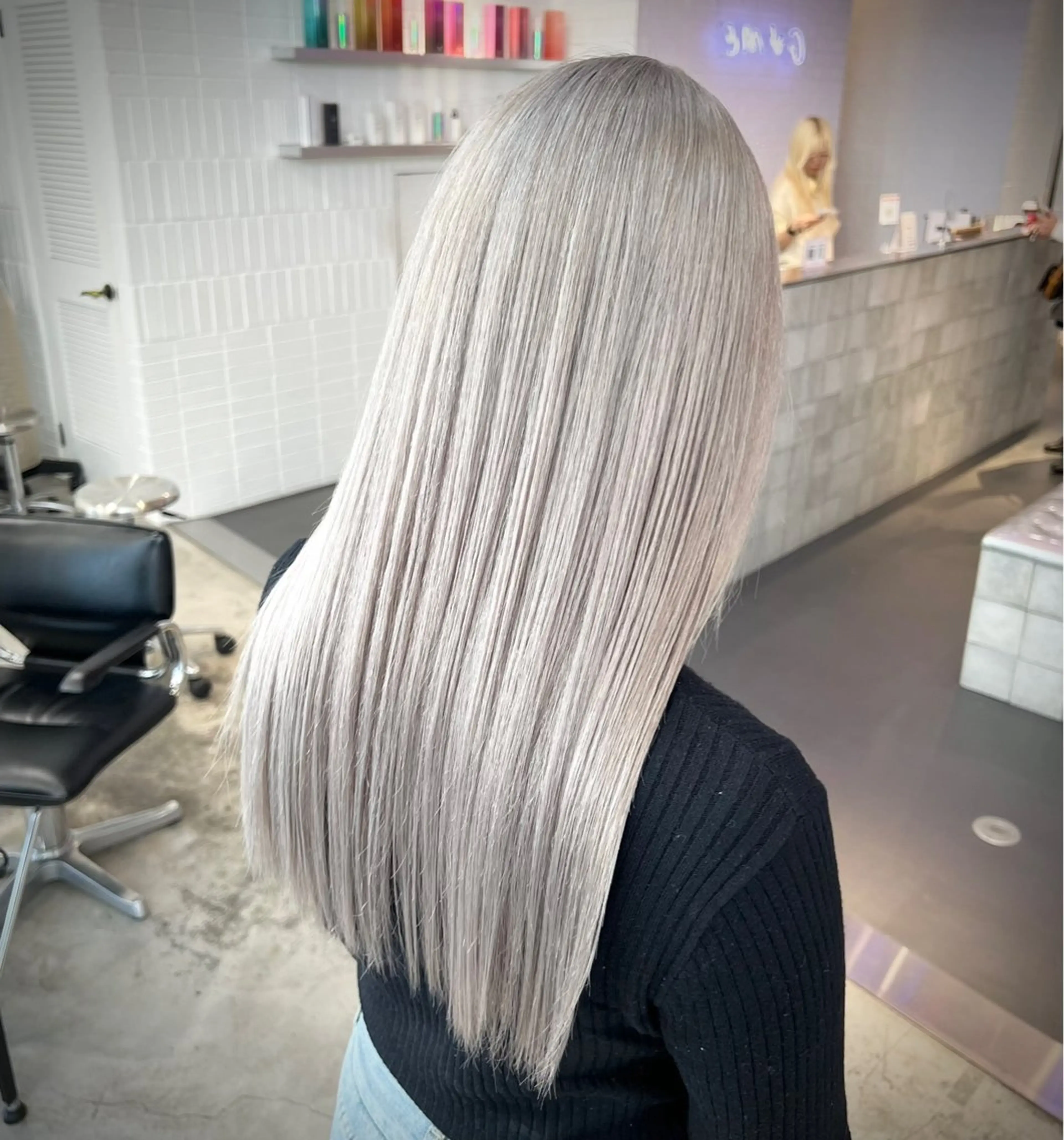 【 ご新規様 】💜🪩ハイトーン必見🪩💜トリプルカラー➕1stepTR(ブリーチ2回込)の写真