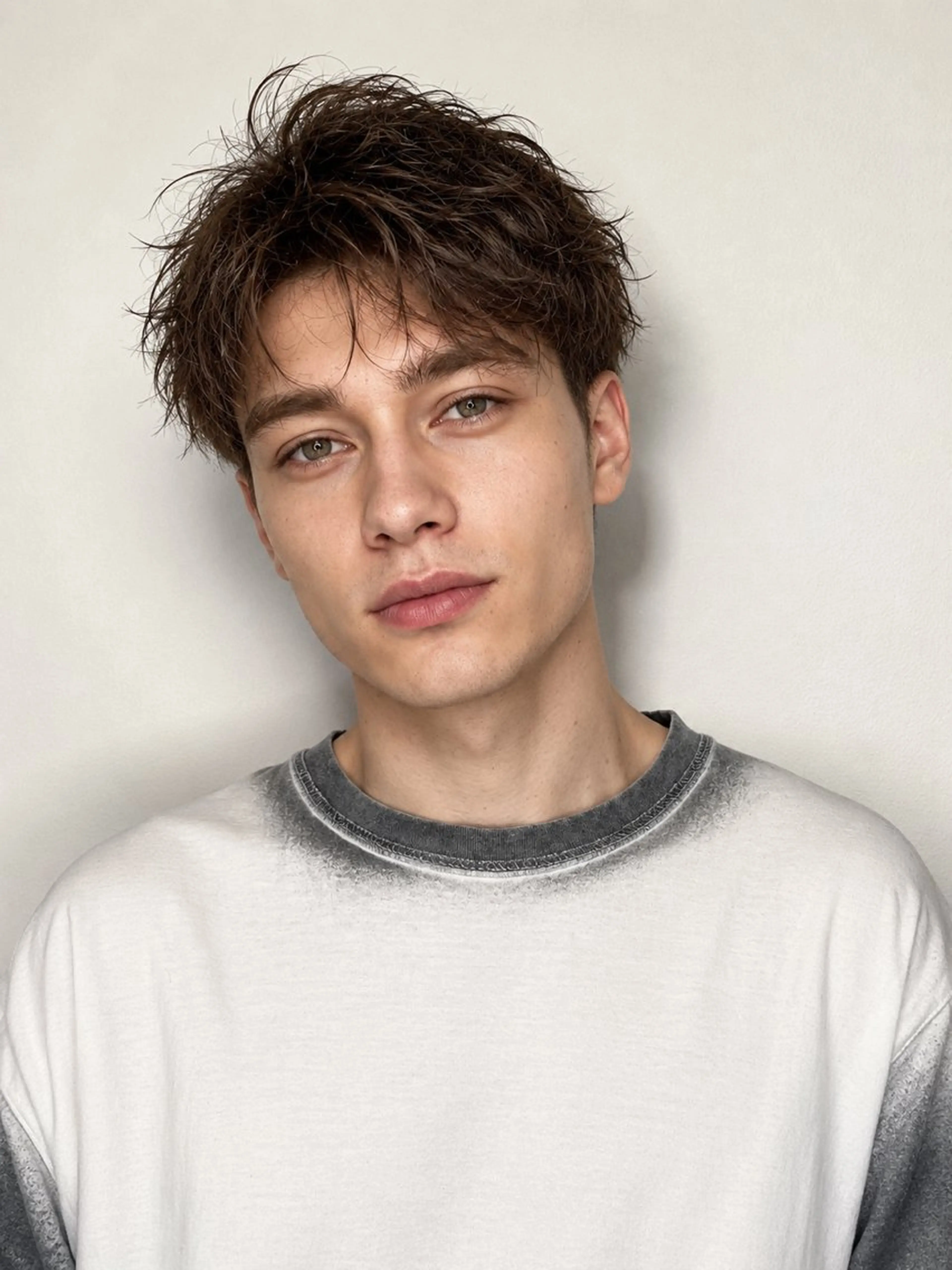 ショート パーマ 外国人風カラー カット パーマ トリートメント ヘアセット Hiroshi ヒロシのヘアスタイル