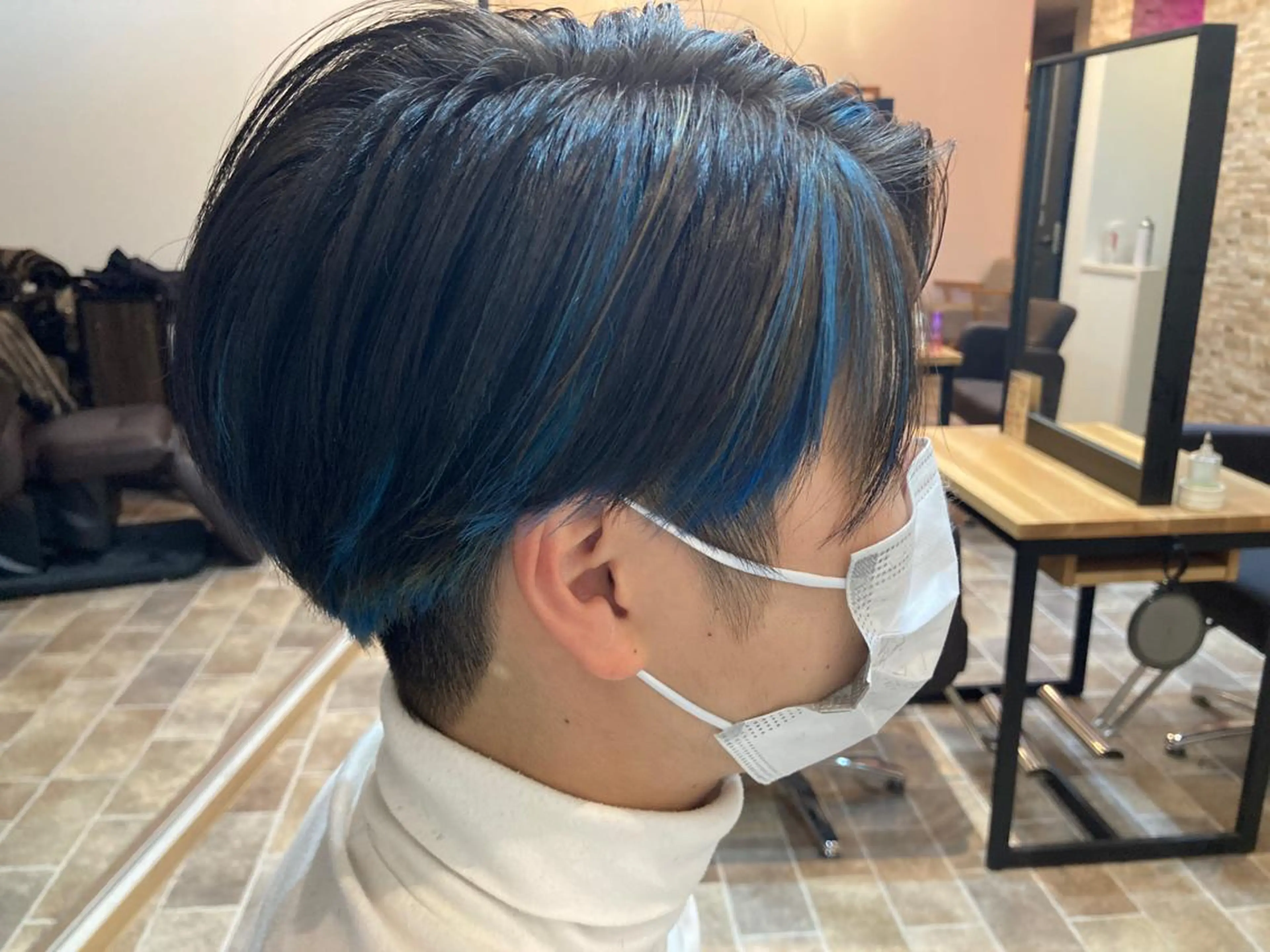 ショート カラー ヘアカラー&縮毛矯正 STAR☆RIVERのヘアスタイル