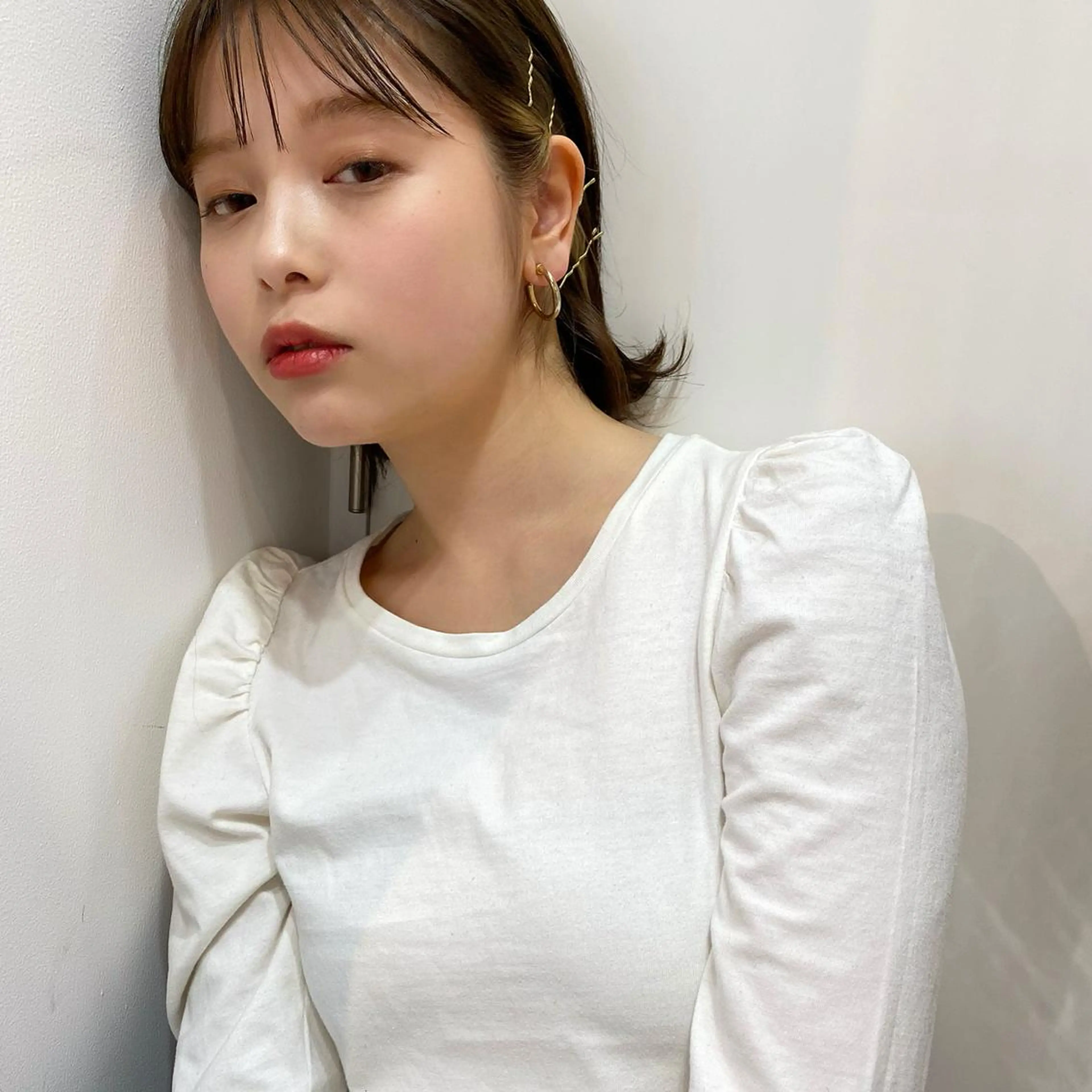 ショート カラー ヘアアレンジ ブリーチなしカラー/ 髪質改善/寺門束のヘアスタイル