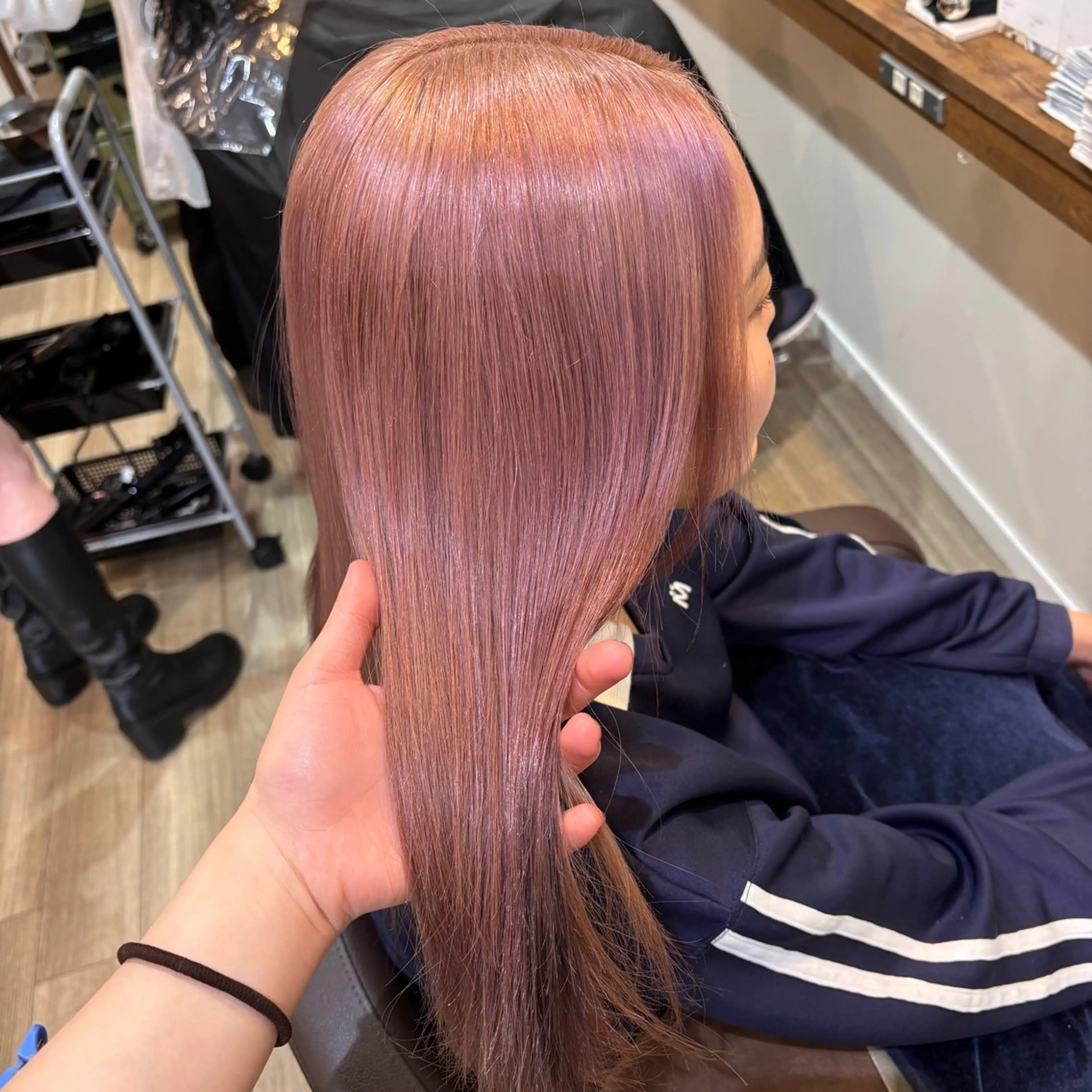 ロング ヘアカラー 🎀ハイトーン/ 艶カラー/夕月🎀のヘアスタイル