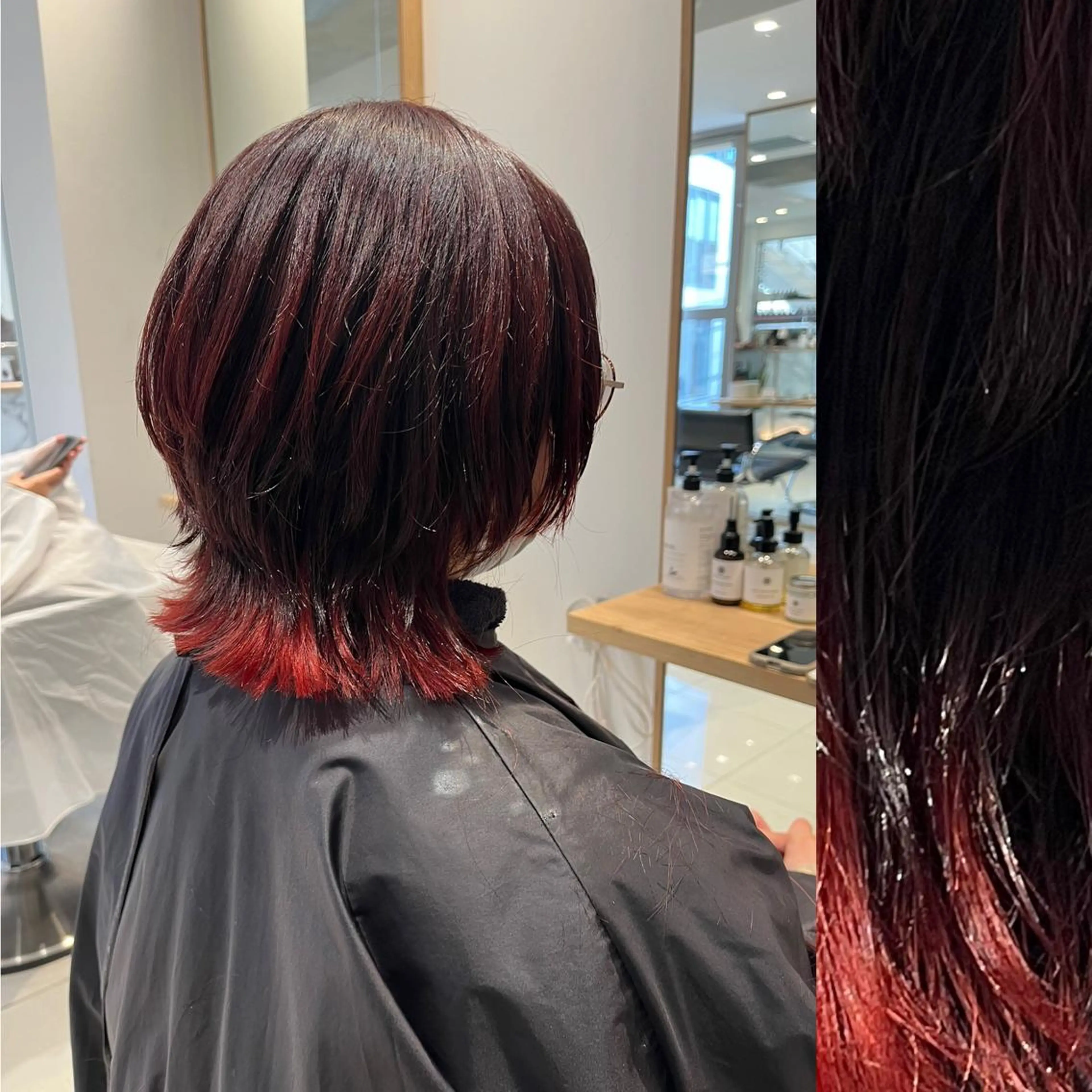 ミディアム カラー ヘアアレンジ 成人式 ベージュカラー ブリーチ ブラウンカラー ケアブリーチ stylist ◎RUKI.のヘアスタイル