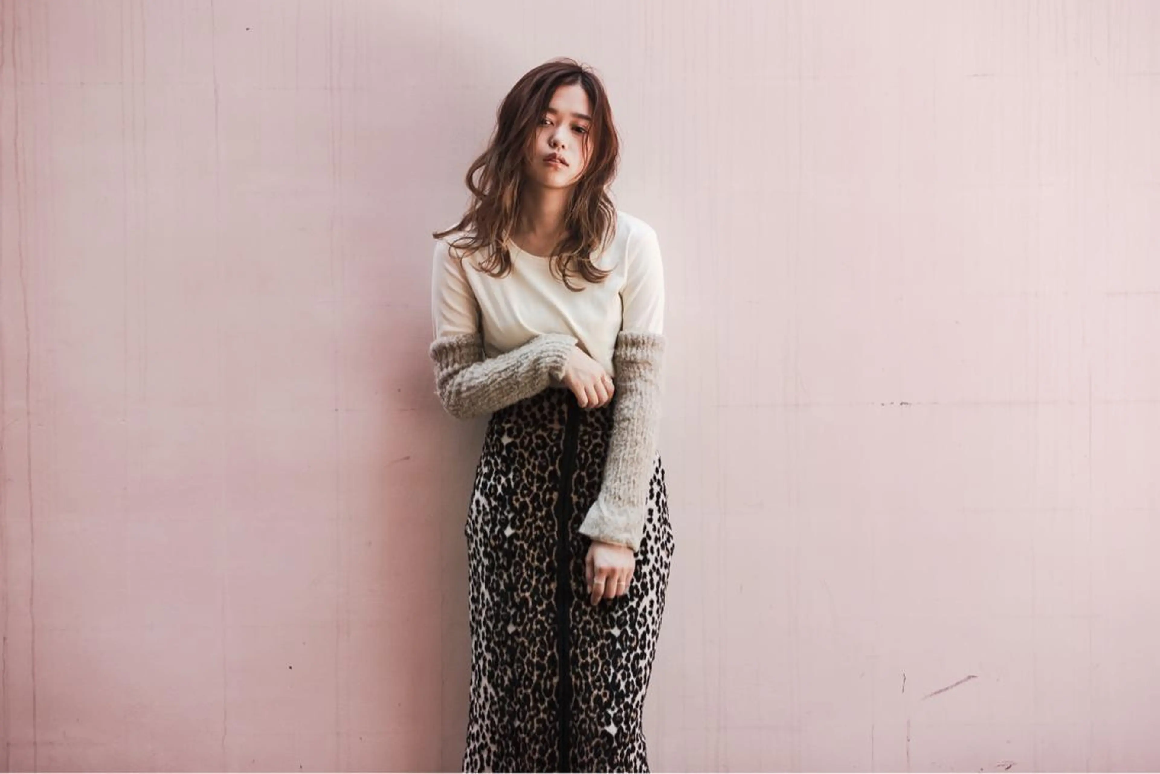 ロング カラー ツジガキ ユウスケのヘアスタイル