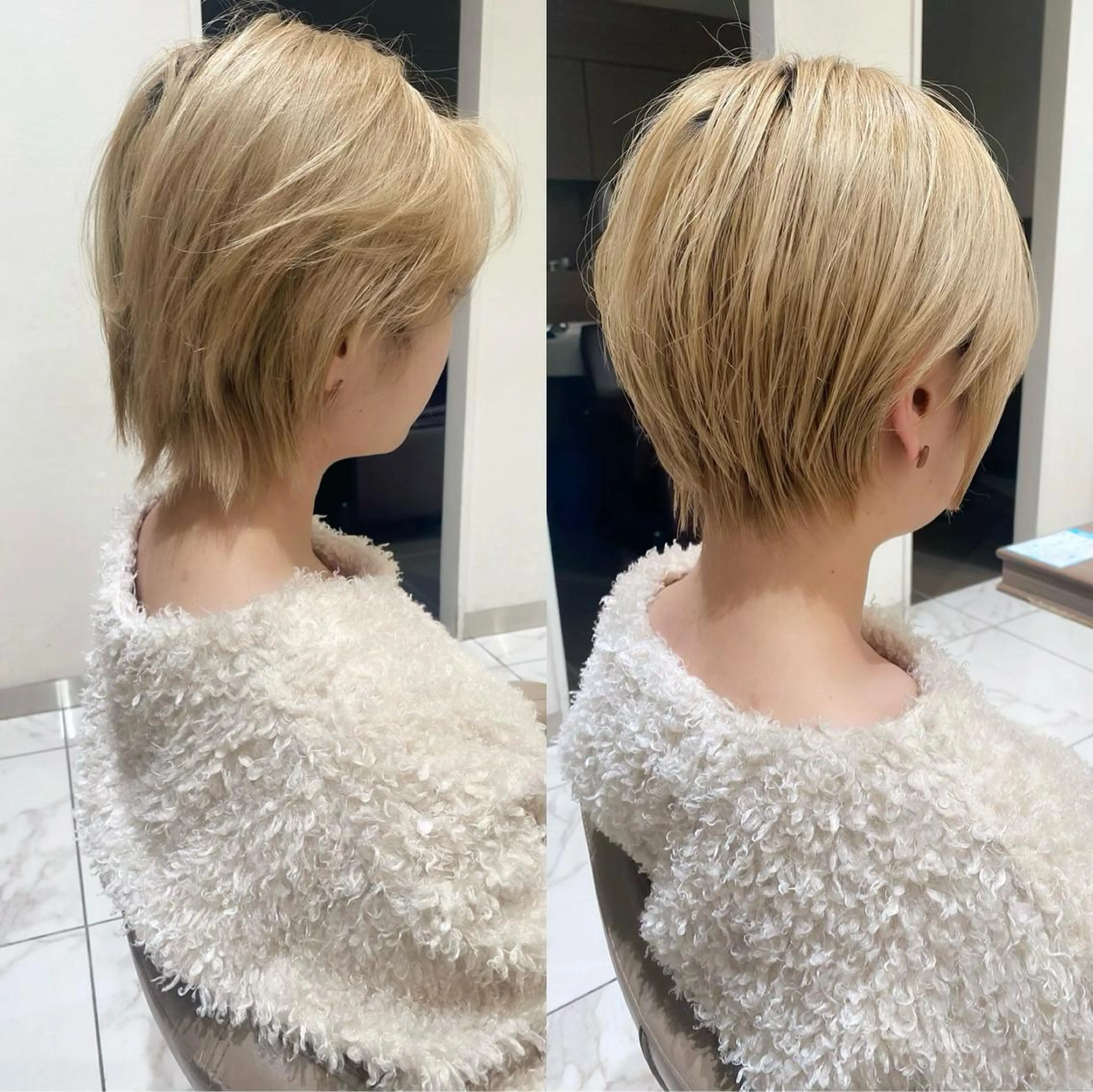 ショート 三鷹で1番ショート ボブをカットする新谷のヘアスタイル