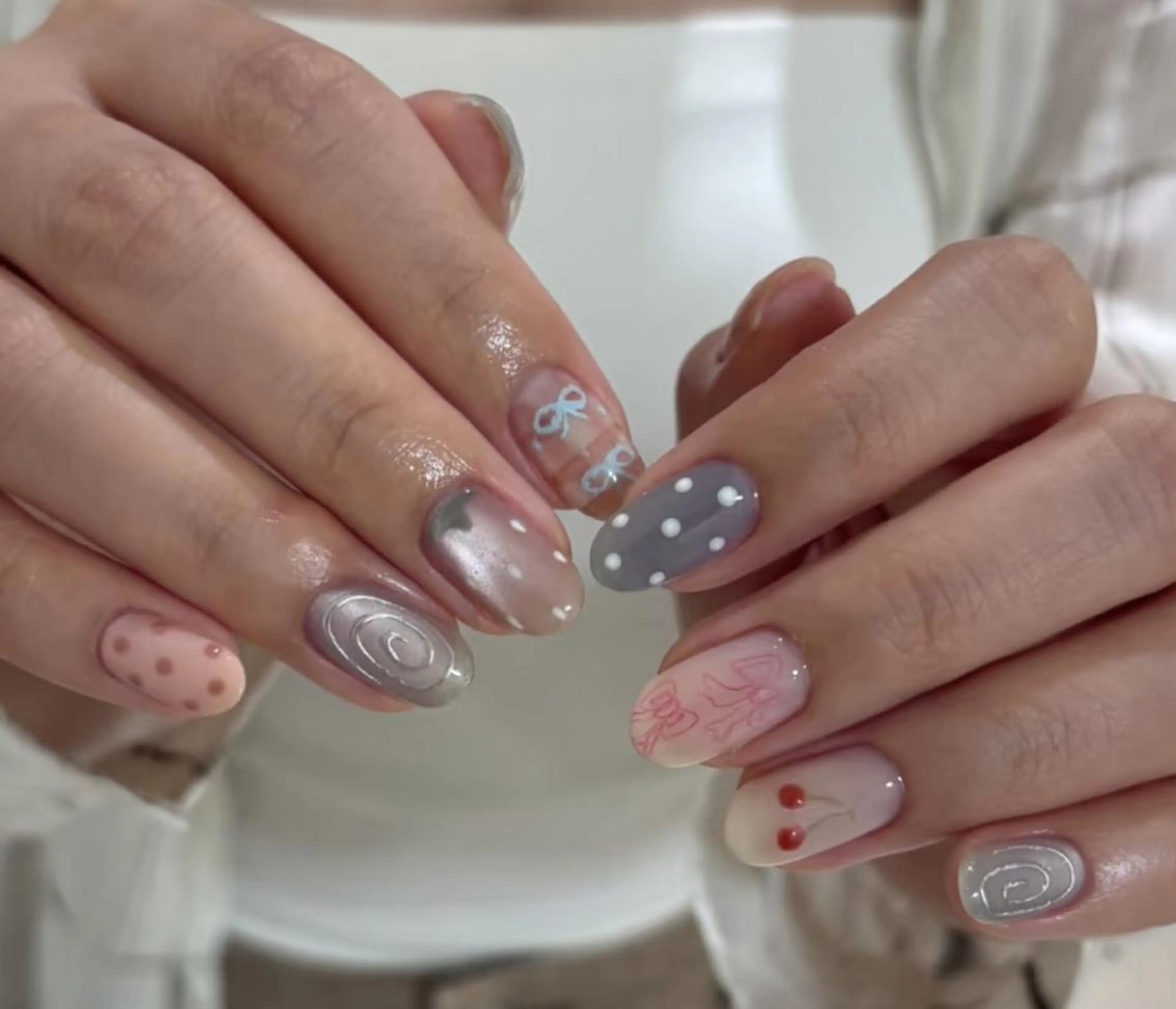 ネイル ハンドネイル 🎀 NaNa_nailのネイルデザイン