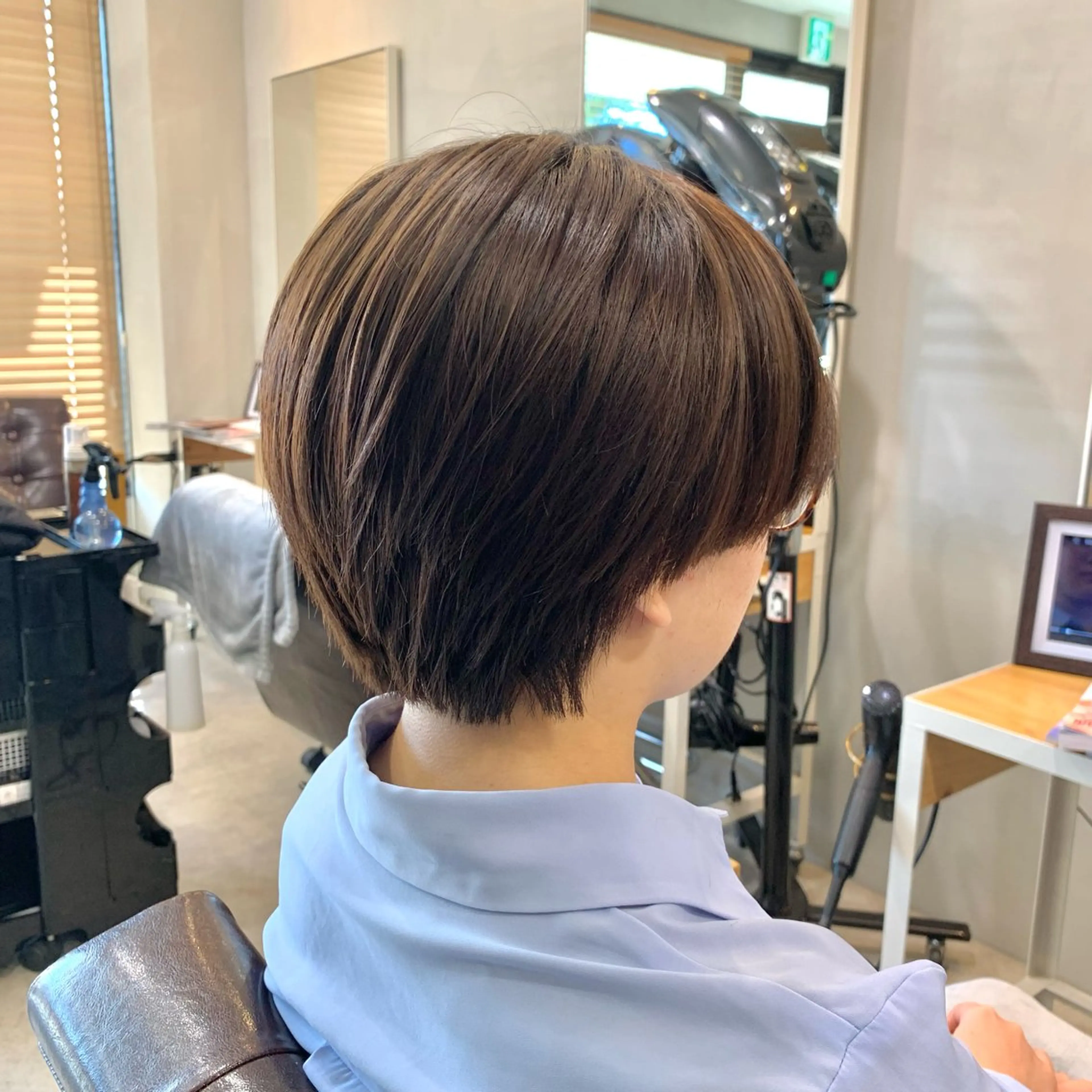ショート 丸みショート ショートヘア 🟢三上亮/ Relation🟢のヘアスタイル