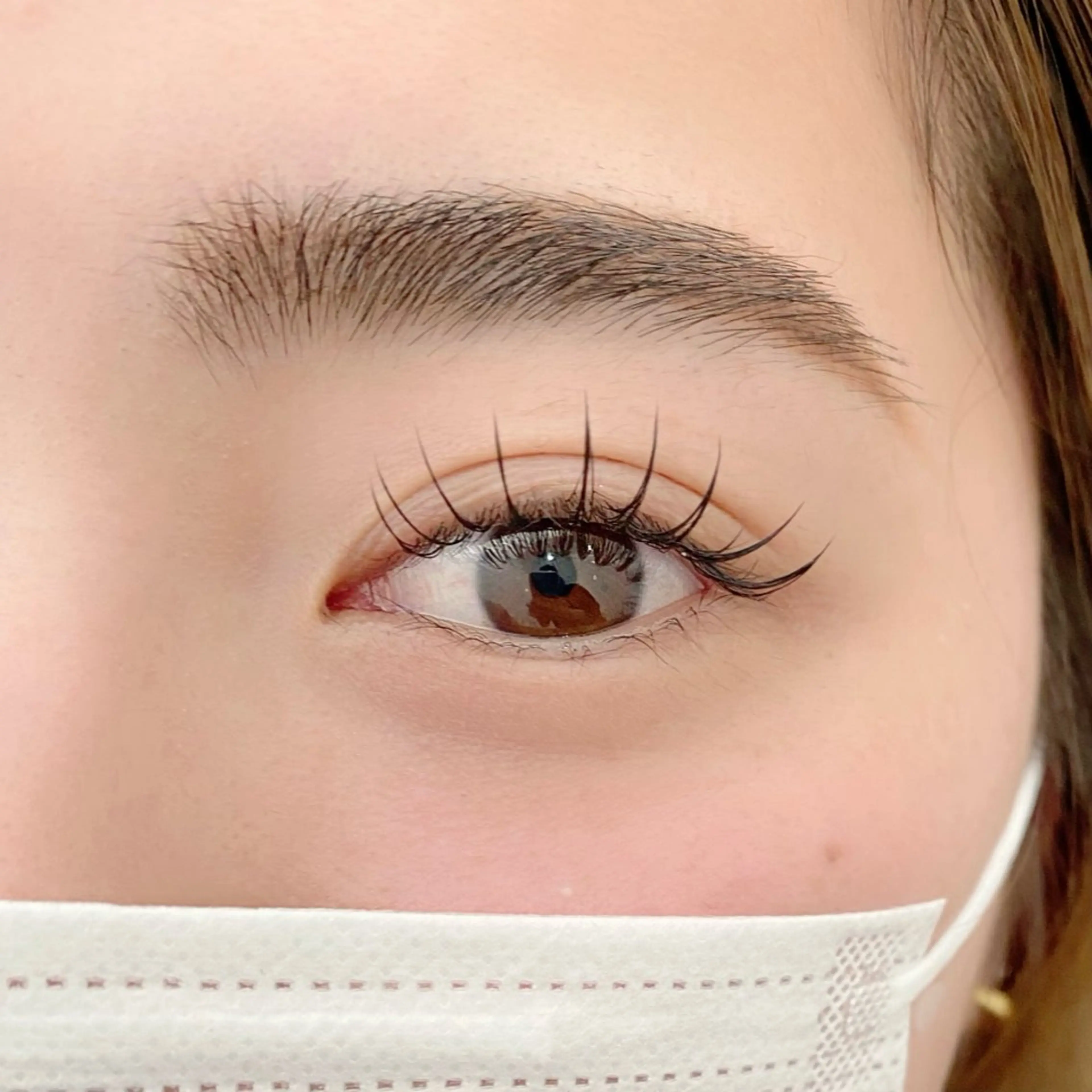 フラットラッシュ160本（カラーエクステ別途+¥1000）の写真