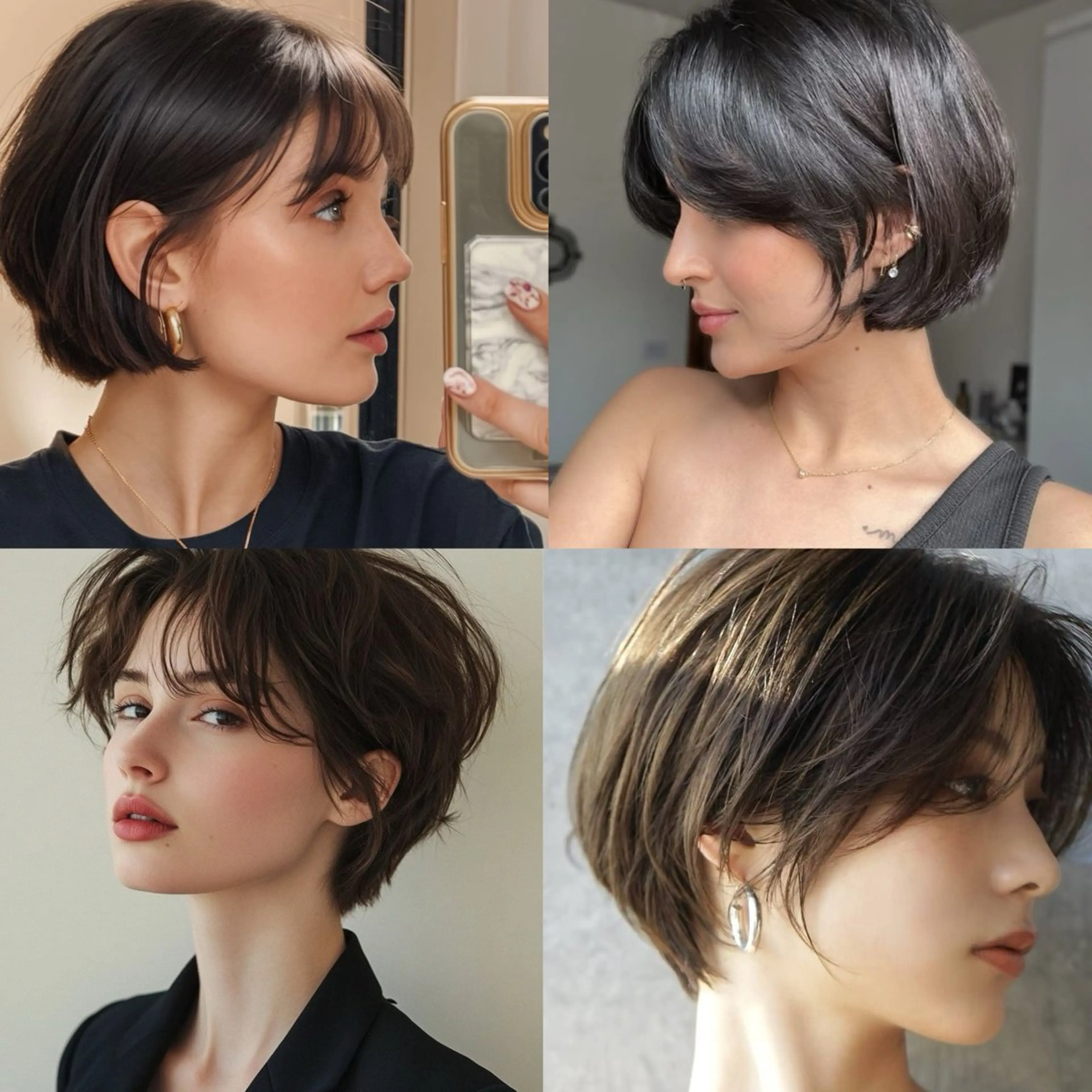 ショート ブリーチなしカラー 美髪矯正・清水天空のヘアスタイル