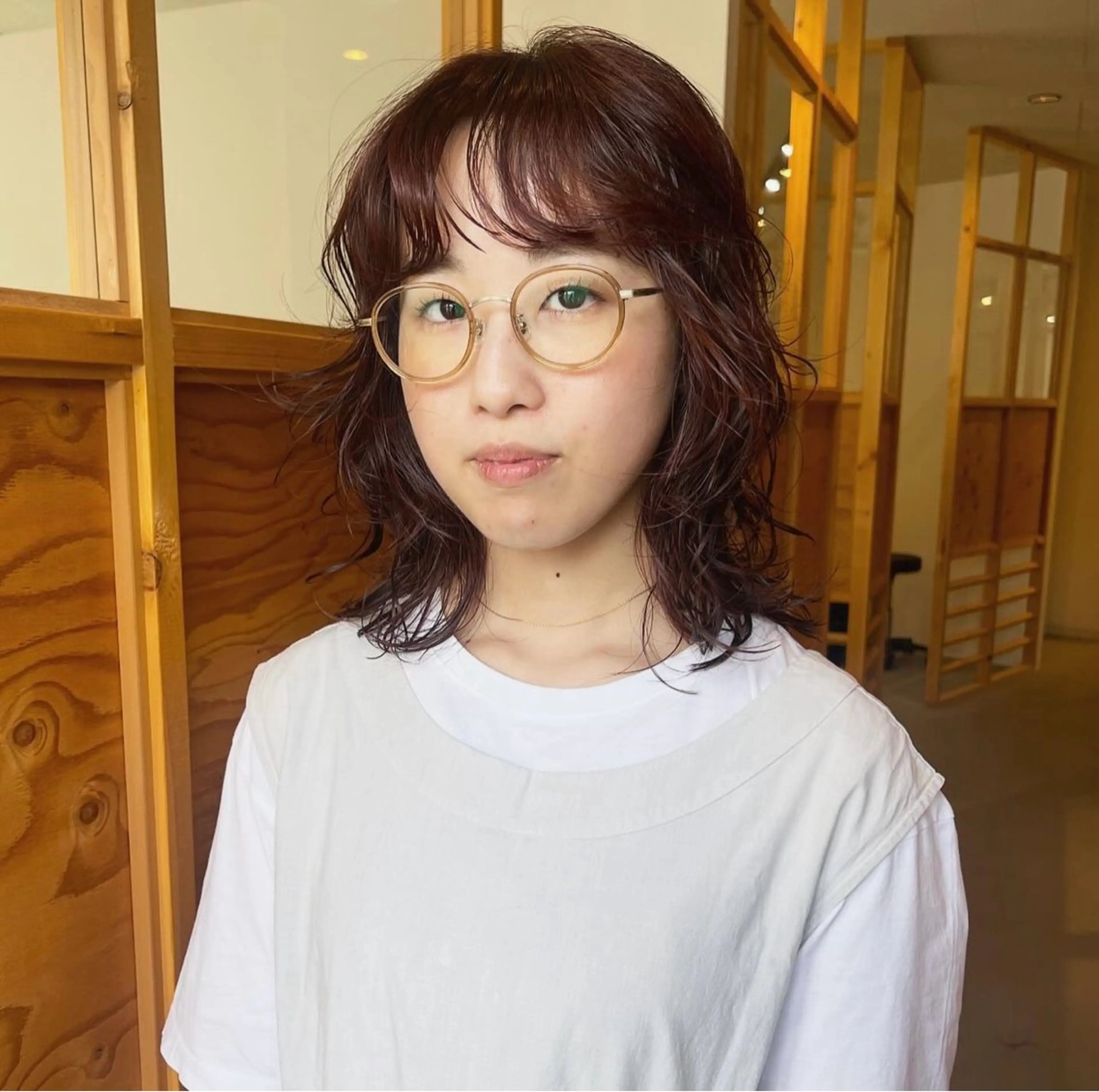 ミディアム oma　袮次金 鈴香のヘアスタイル