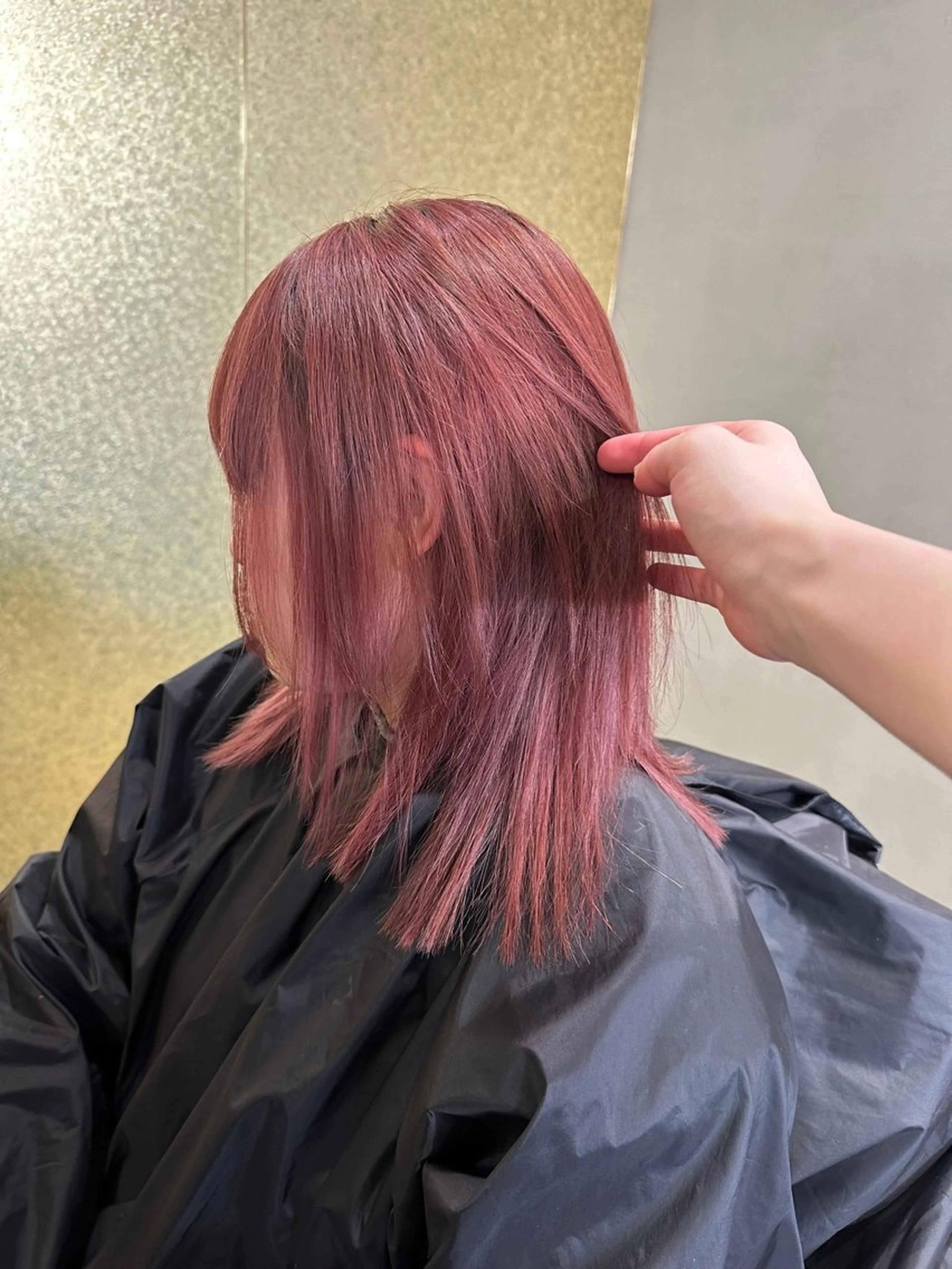 ミディアム ブリーチ/ハイトーン /心斎橋/カノンのヘアスタイル