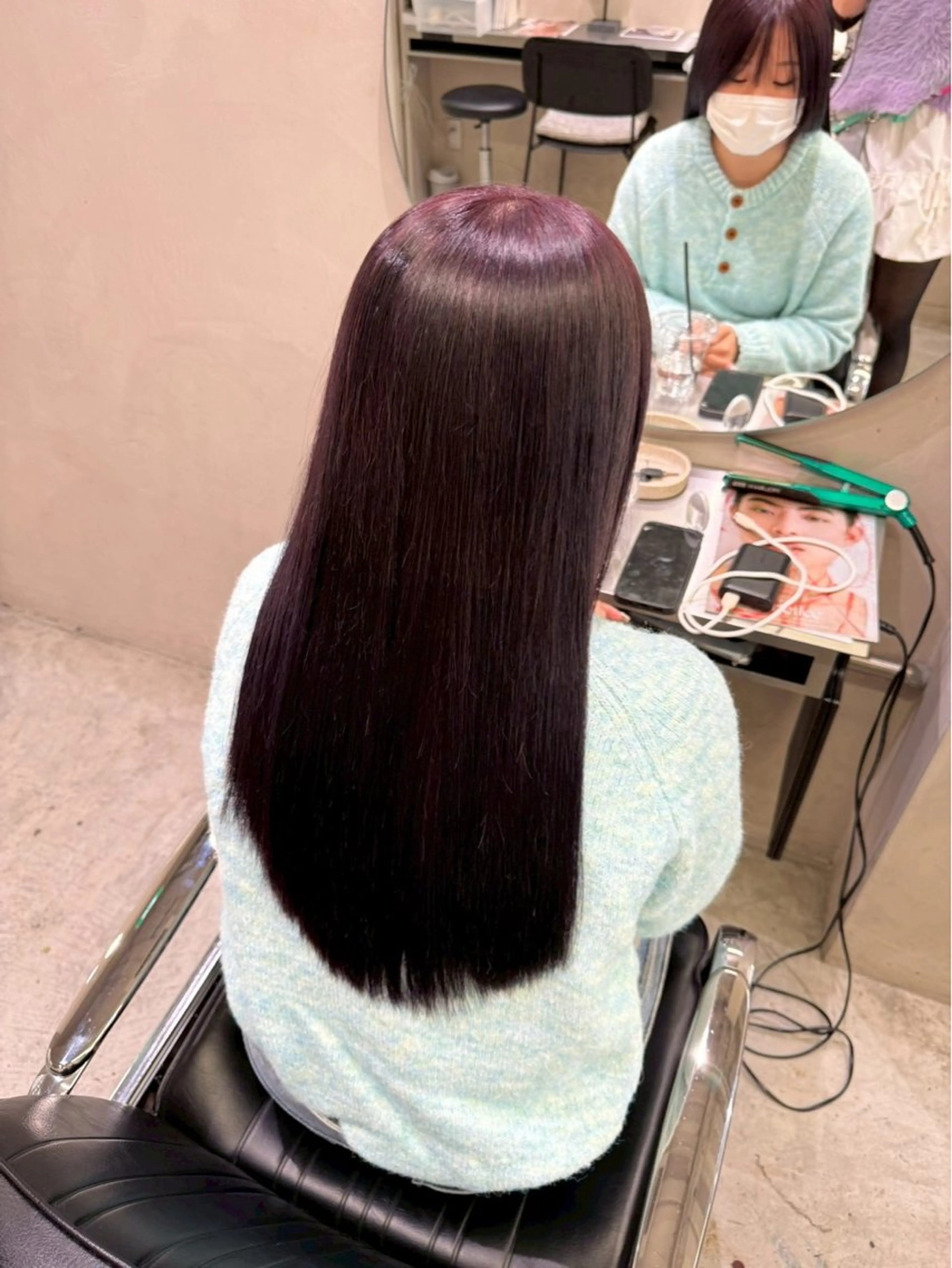 カラー ヘアカラー 西村 はなののヘアスタイル