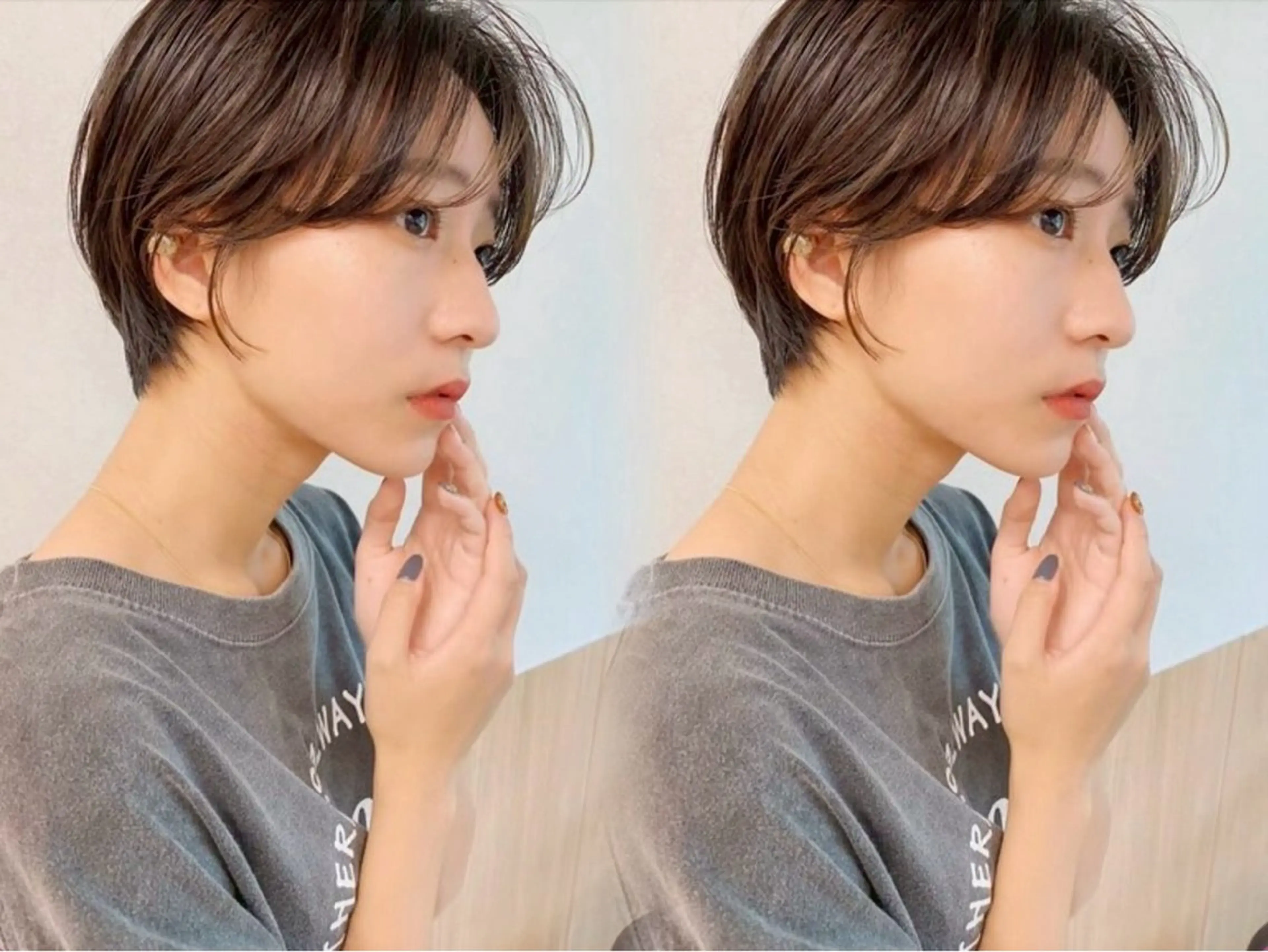 ショート 似合わせカット 根来悠斗のヘアスタイル