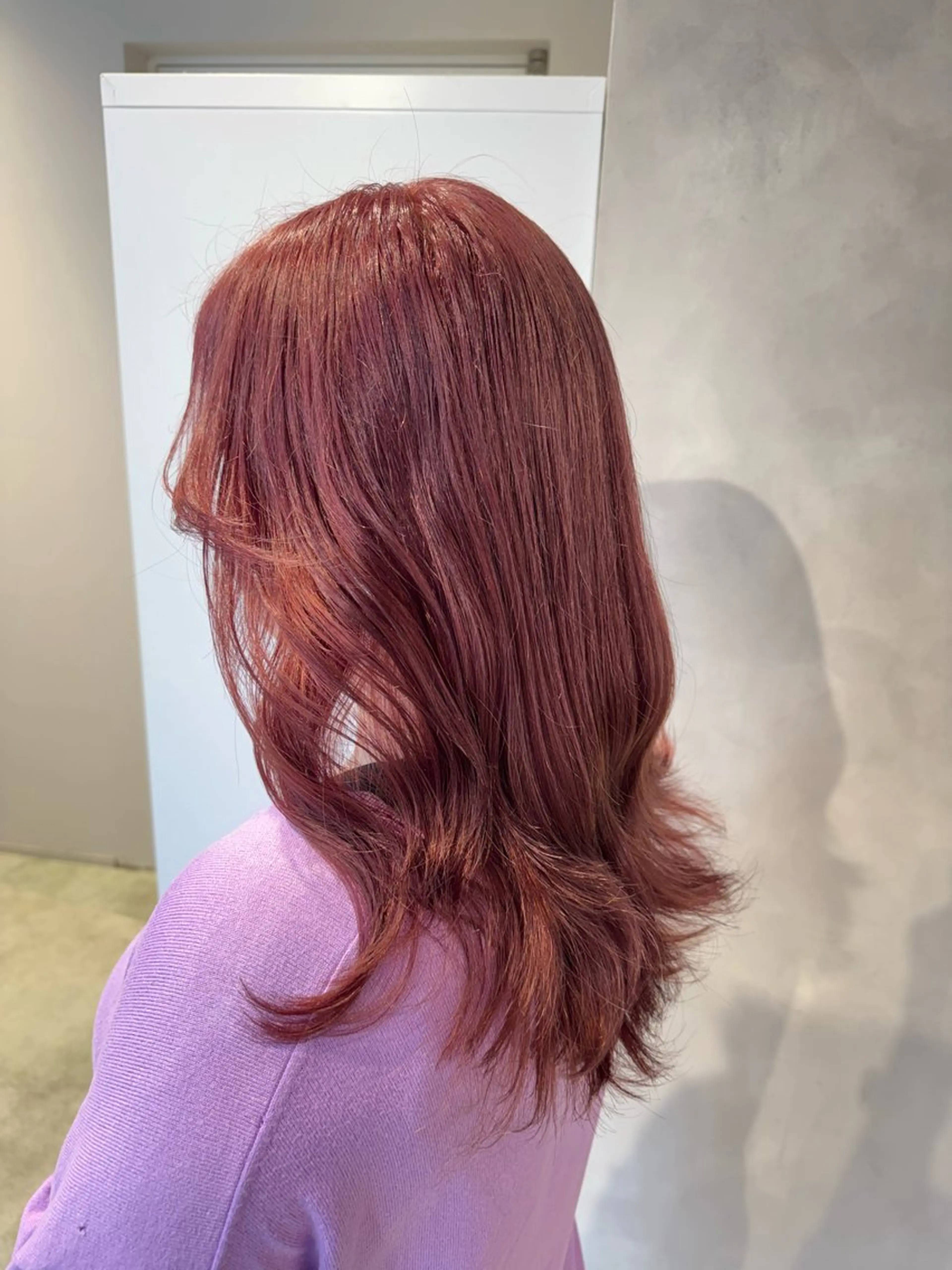 セミロング ヘアカラー トリートメント 透明感カラー✨艶髪 制作🌱山根あゆみのヘアスタイル