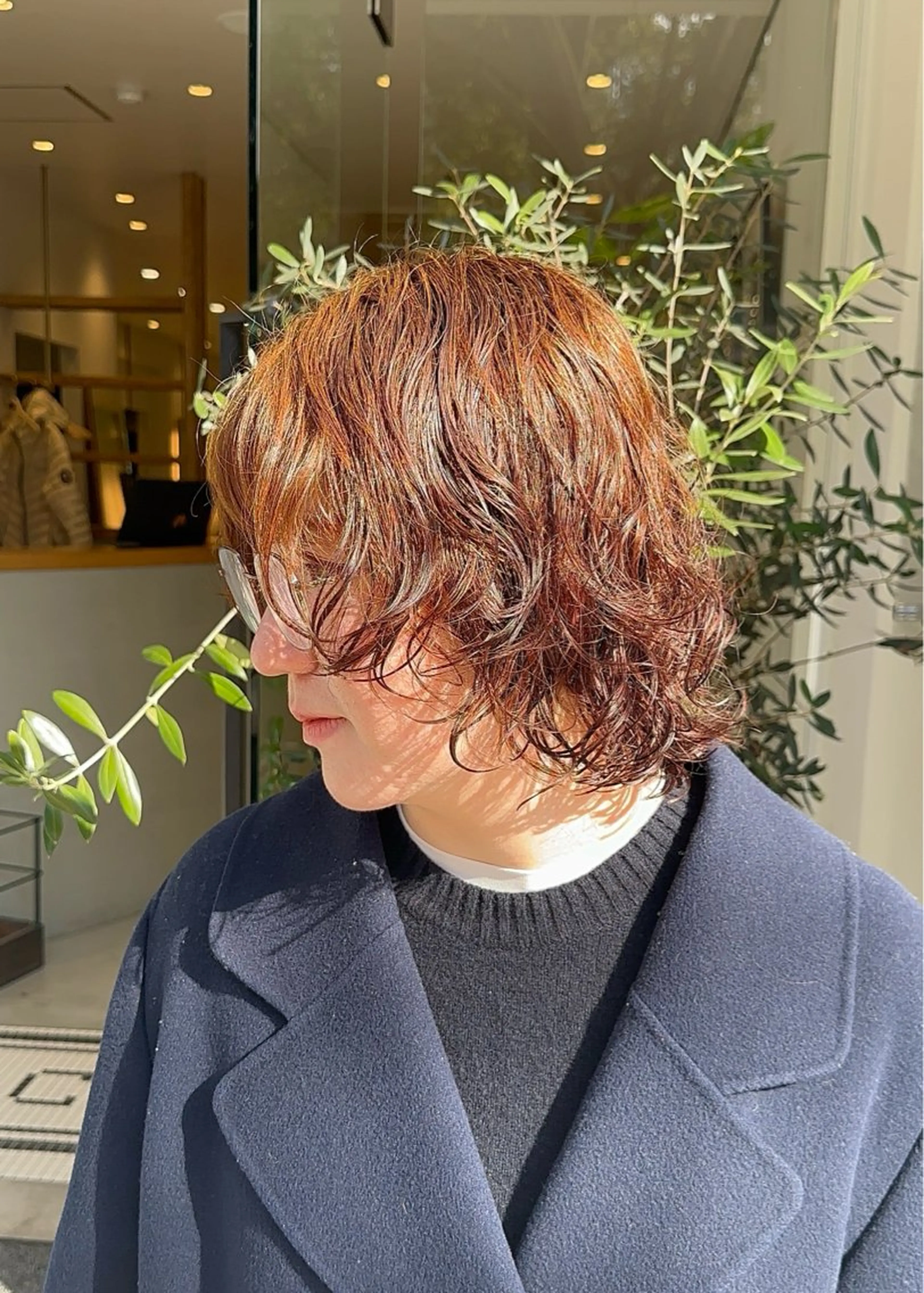ミディアム カット ヘアカラー 小寺 柚初のヘアスタイル