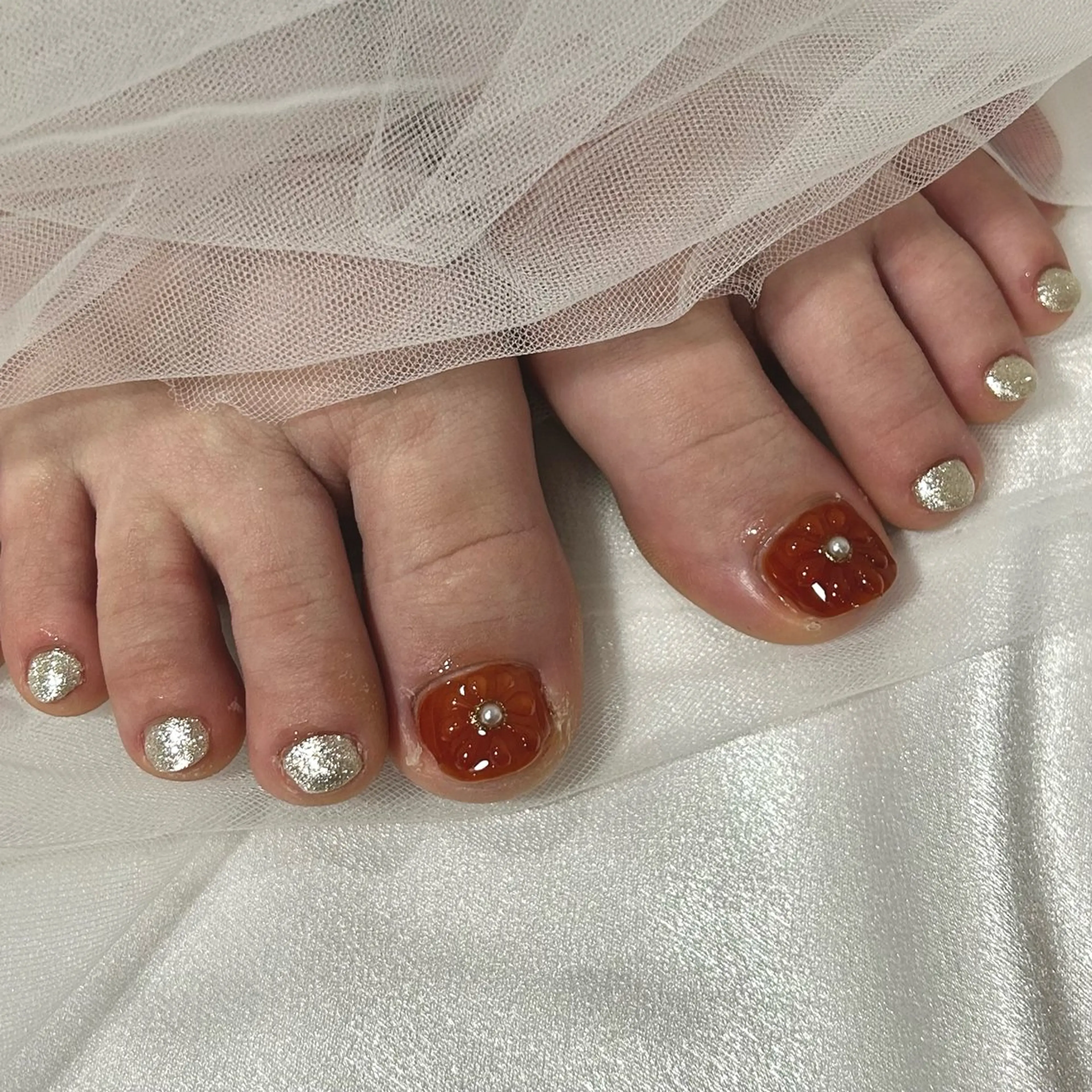 ネイル フットネイル EmaNail 🧸Momokaのネイルデザイン