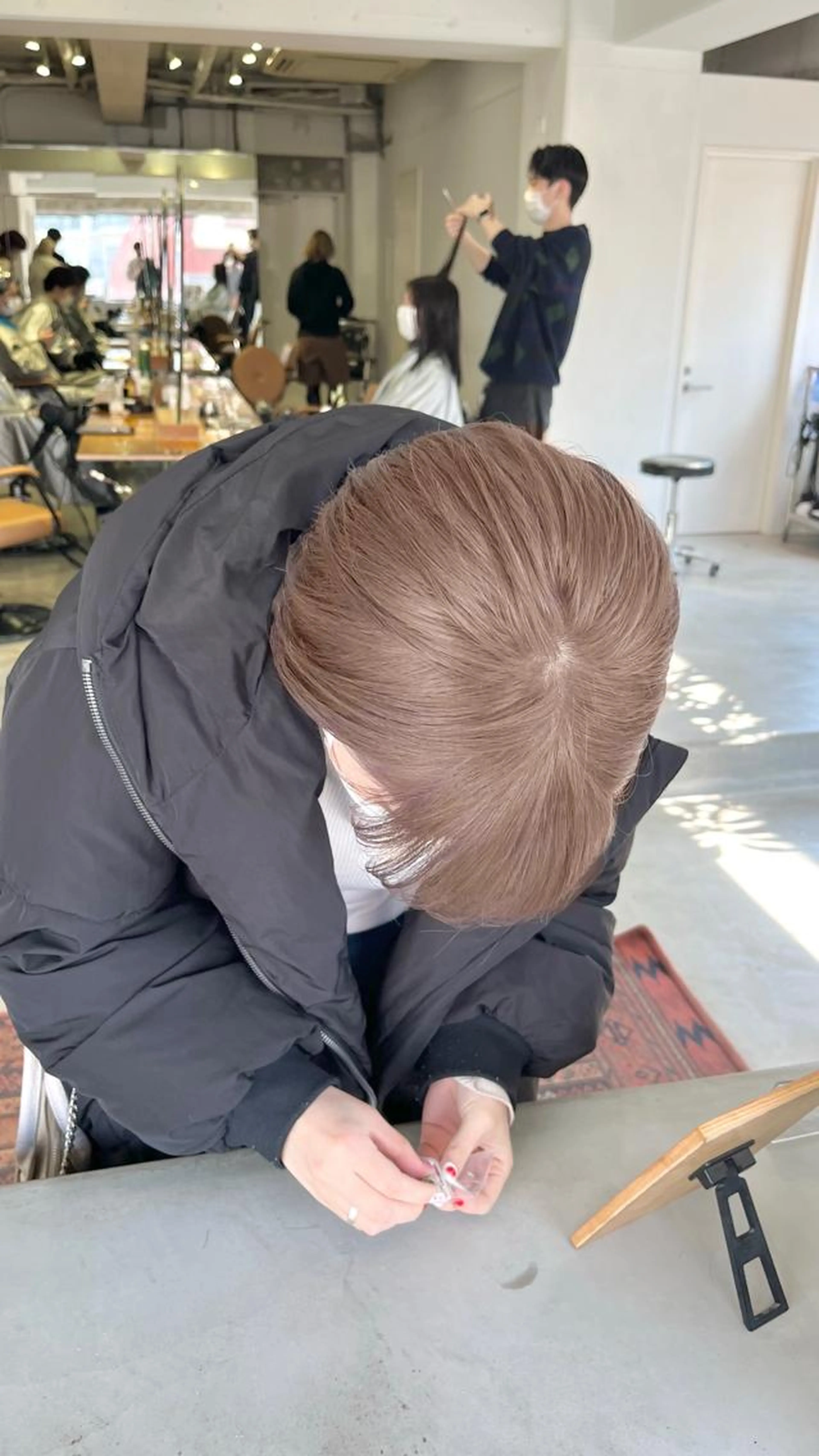 🍃リピーター限定クーポン🍃透明感カラー+5step髪質再生トリートメントの写真