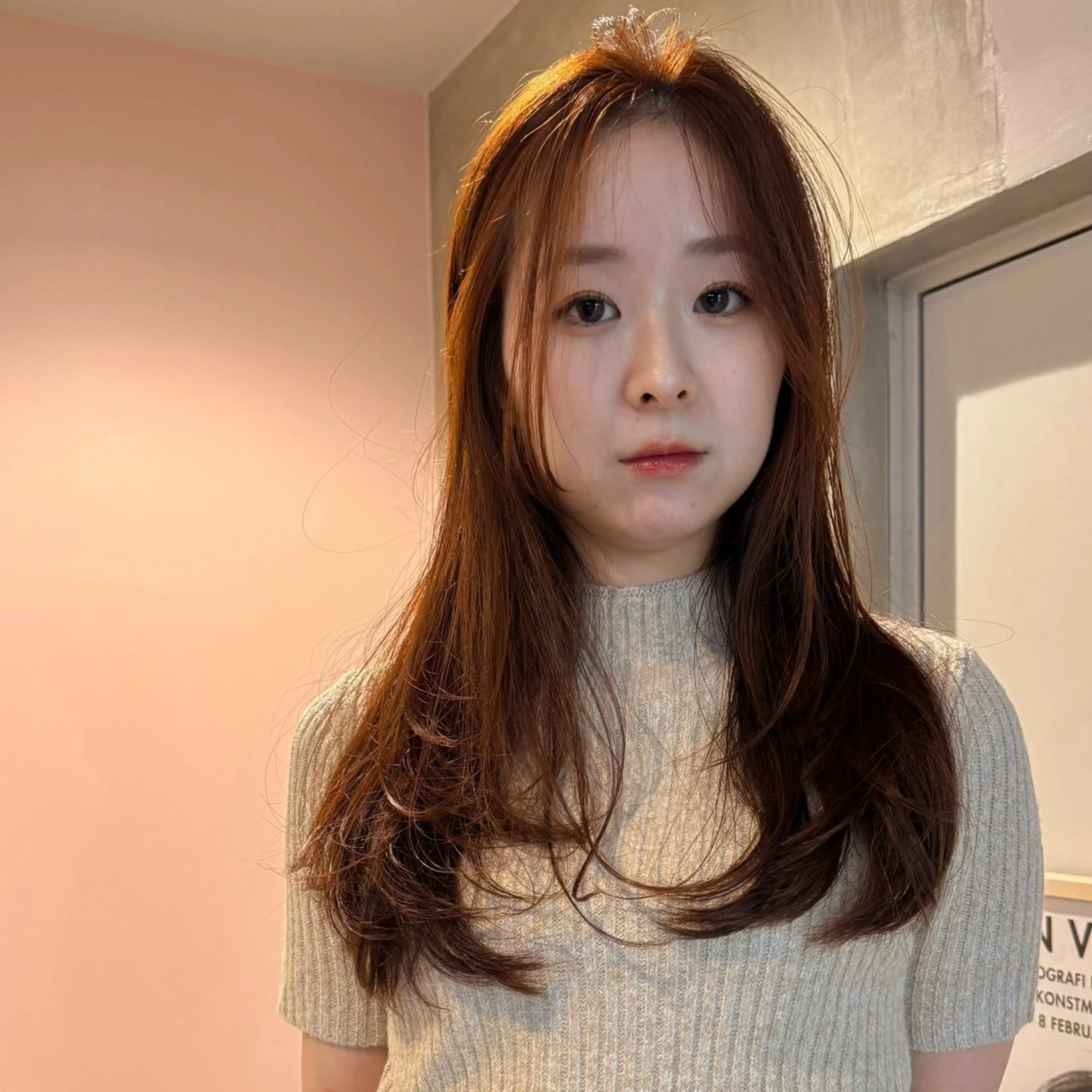 セミロング レイヤーカット 🍈yurina 福岡/パーマ🍈のヘアスタイル