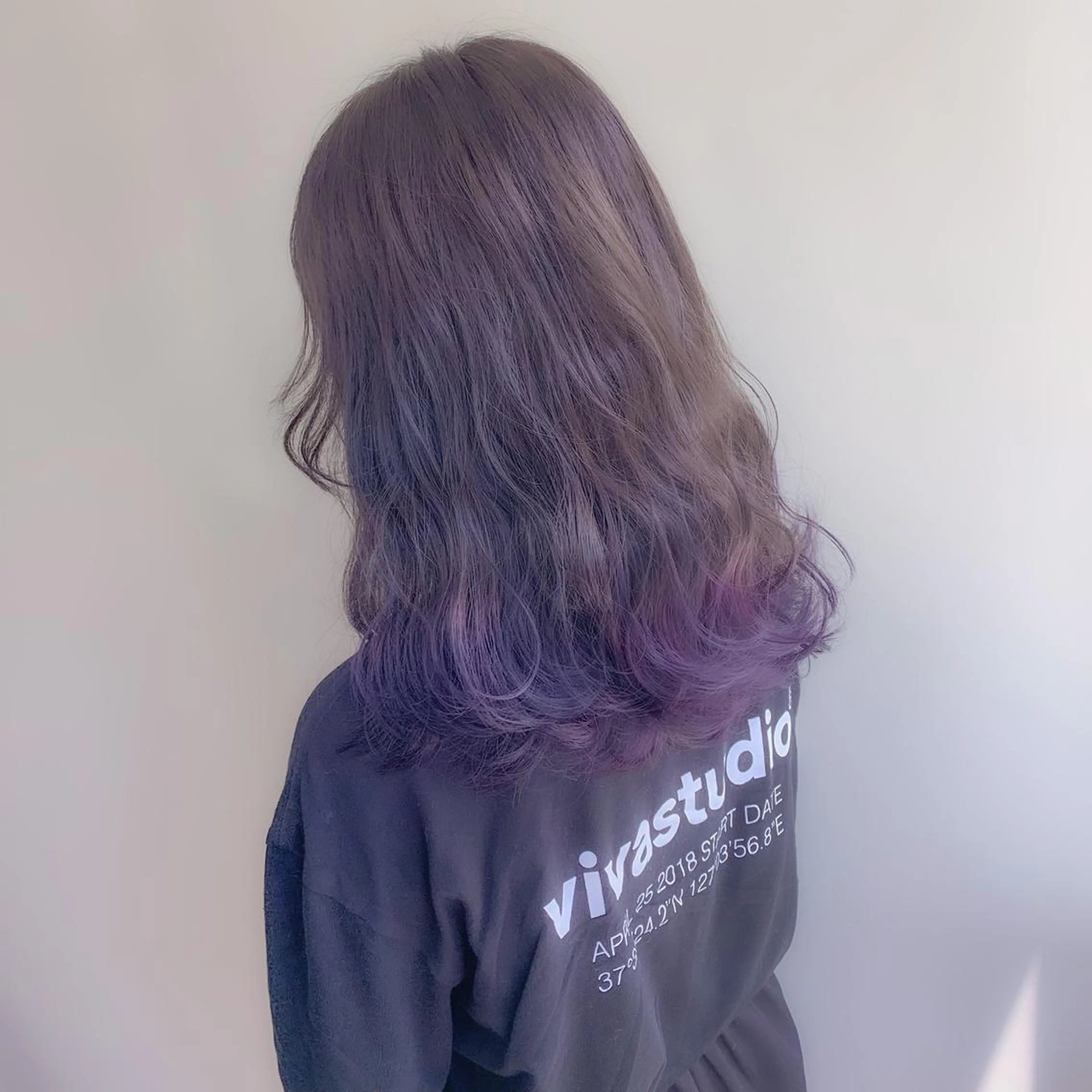 ミディアム カラー 💗💗韓国レイヤー yu-ki💗💗のヘアスタイル