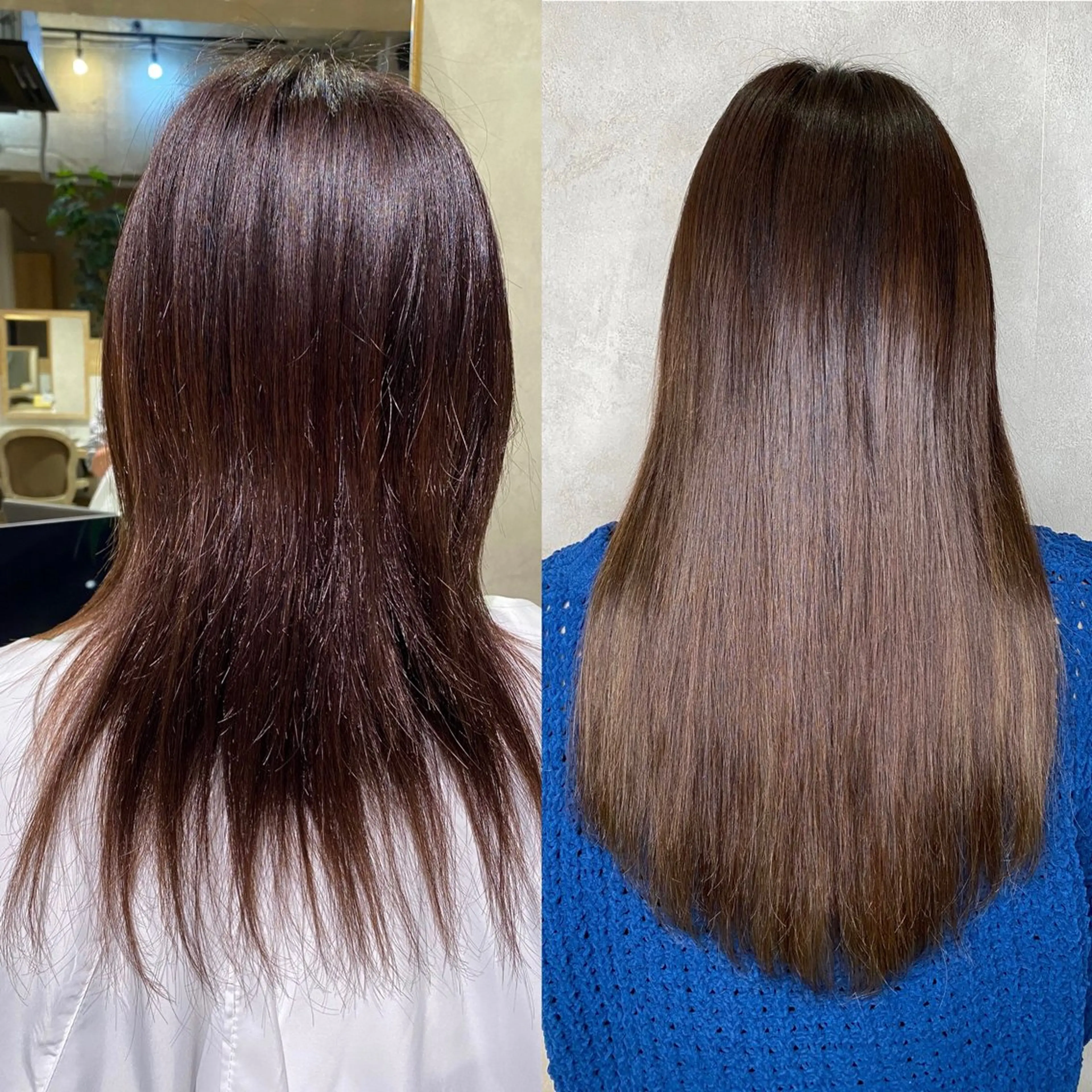 ロング カラー プルエクステ エクステ 🪡プルエクステ🪡 カラエク評価◎ユウゴのヘアスタイル