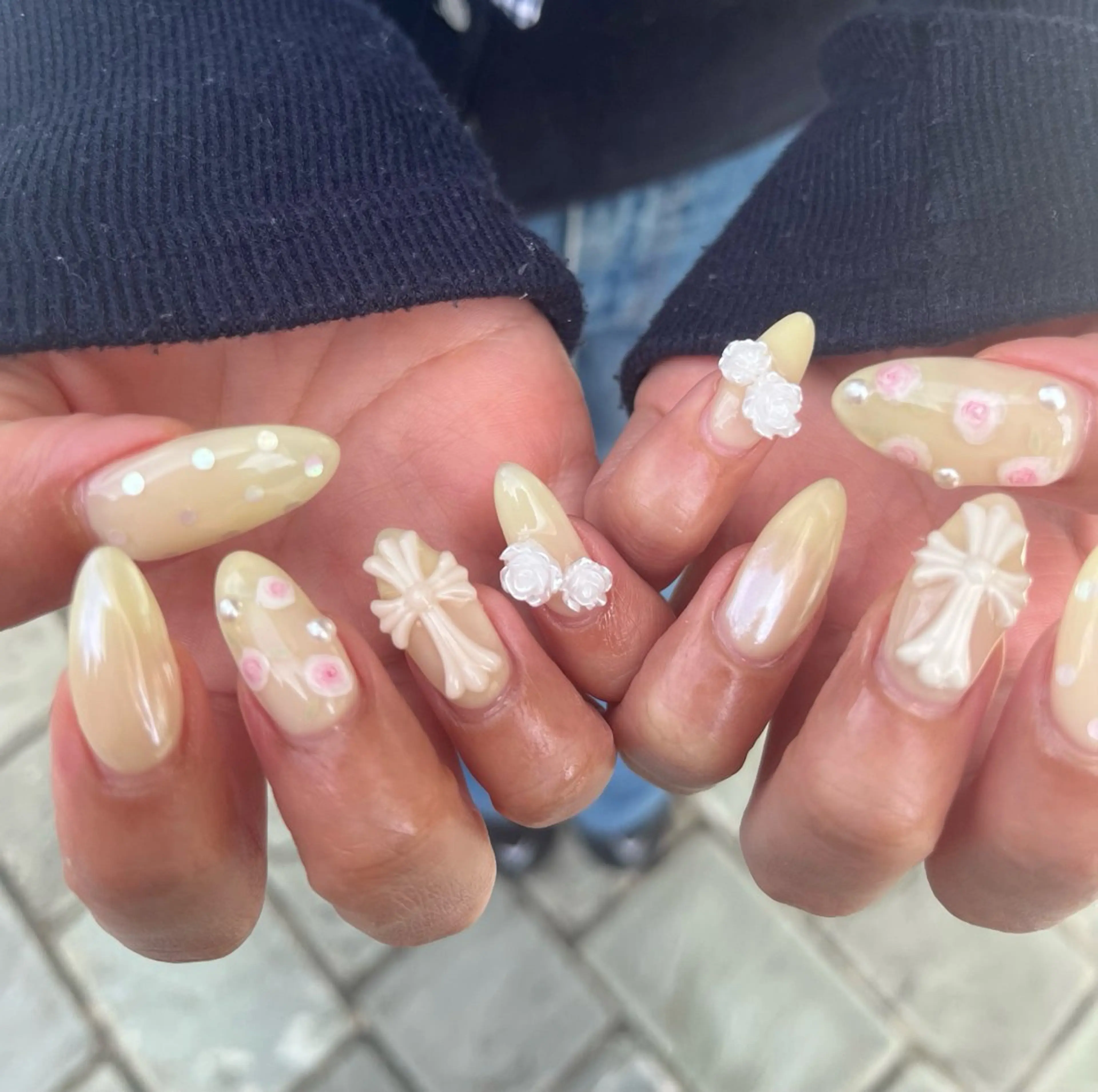 ネイル ハンドネイル フットネイル wata ★のネイルデザイン