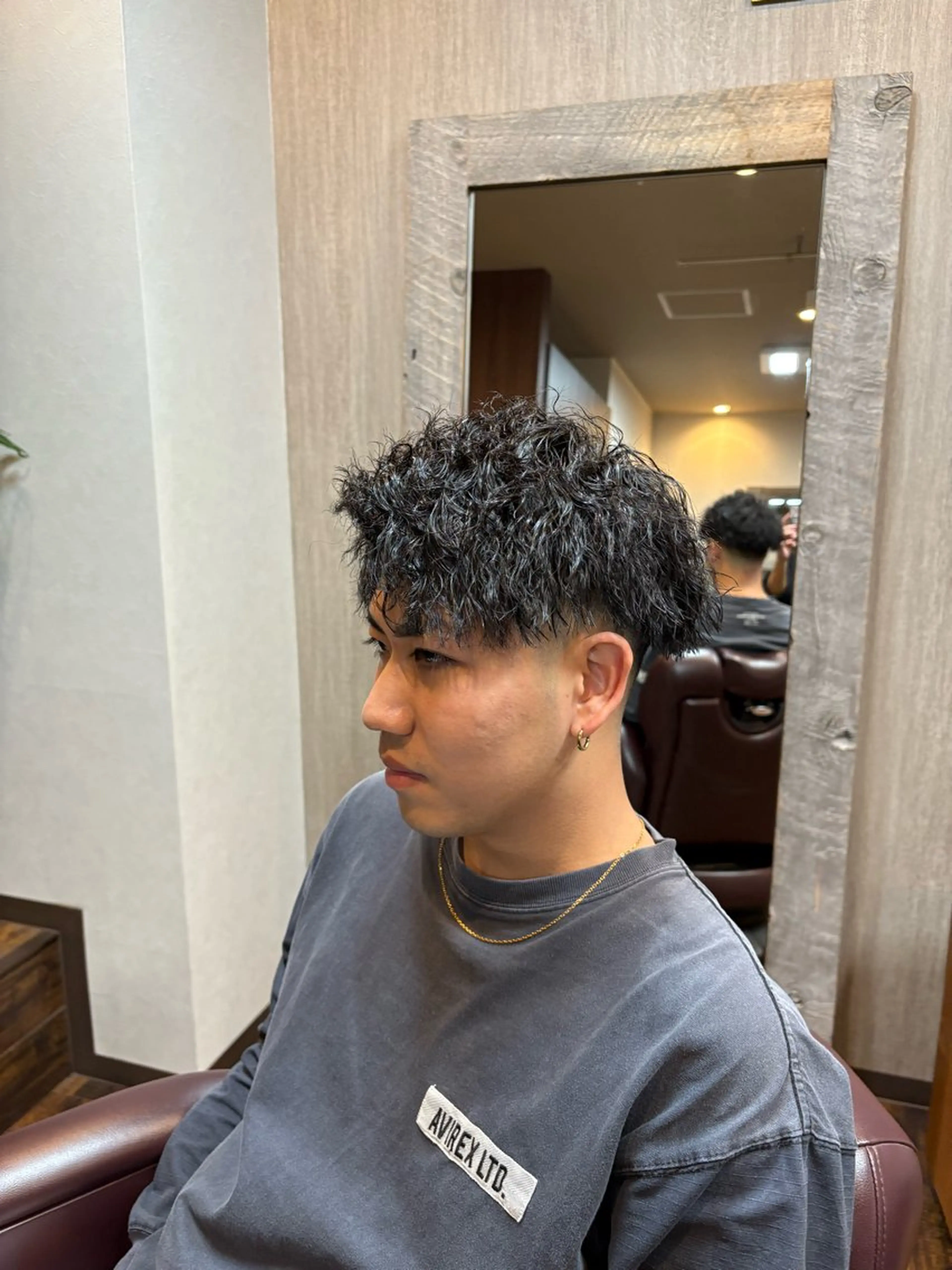 ショート メンズ メンズパーマ 浦田 悠真のヘアスタイル