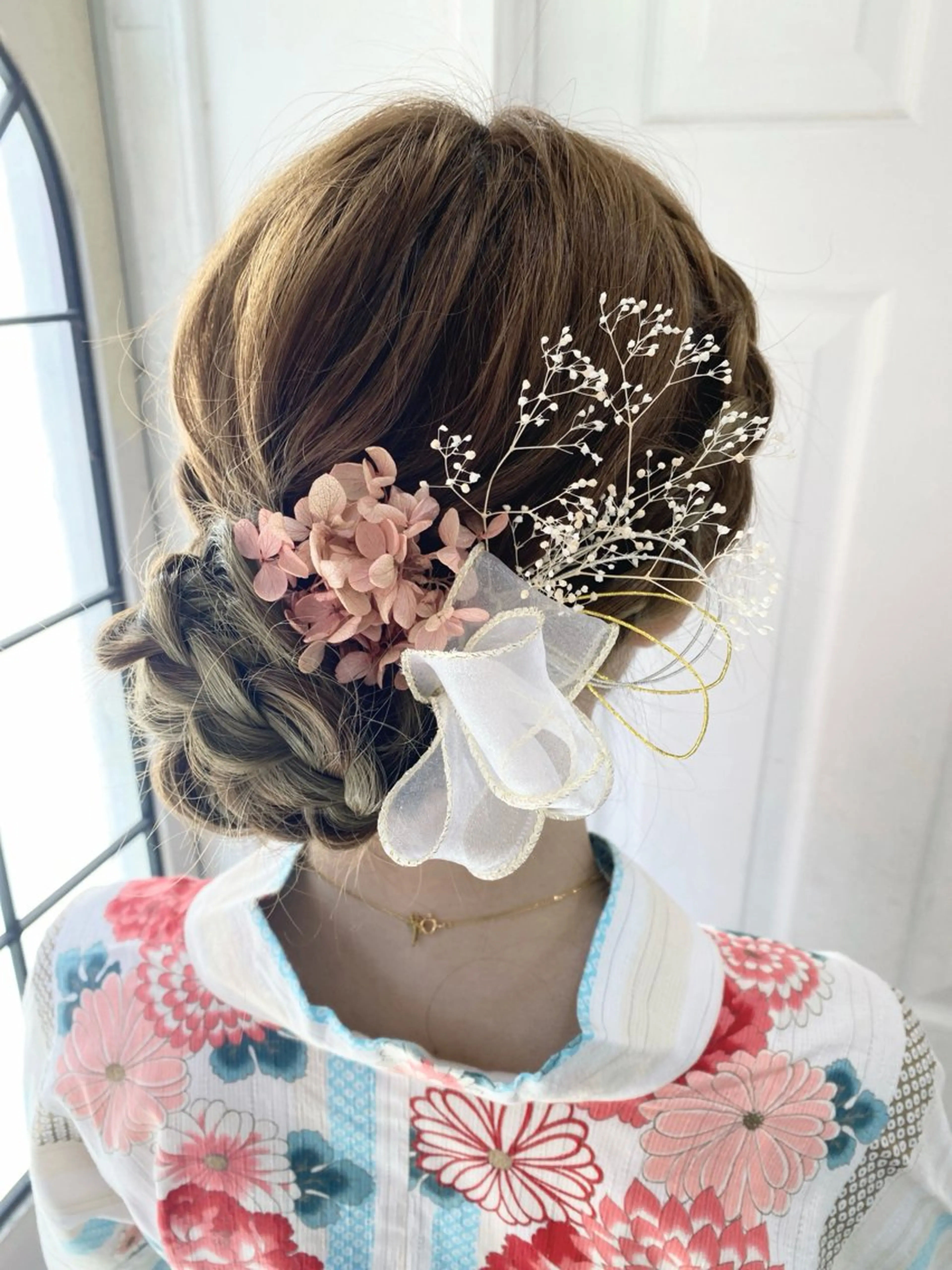 ヘアセットにアクセサリー付き☆（ミニモ限定価格）の写真