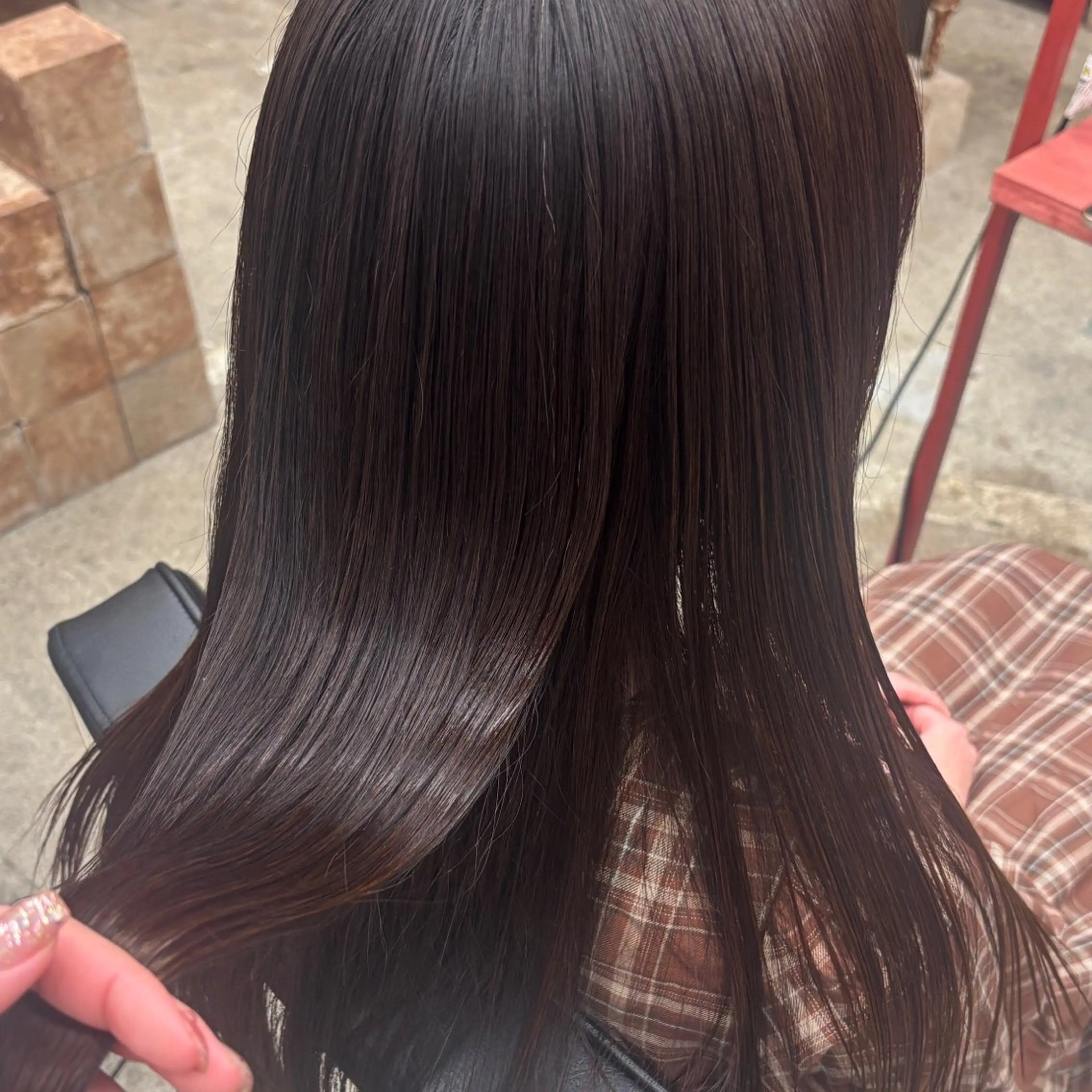 ロング カラー ヘアカラー HIBIKI / ブリーチモデルのヘアスタイル