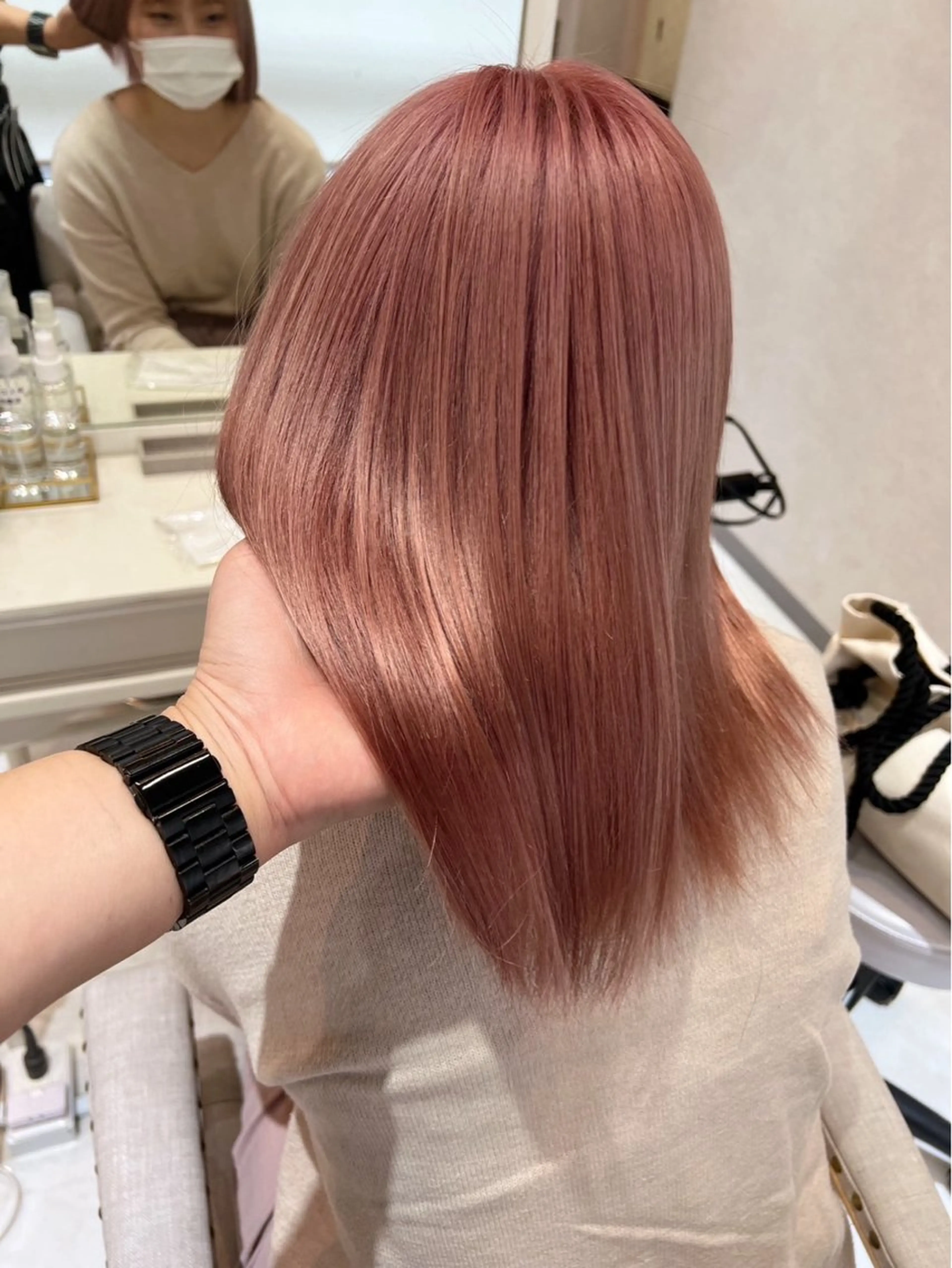 ミディアム カラー 赤み無し柔らかカラー 【梅田】madokaのヘアスタイル