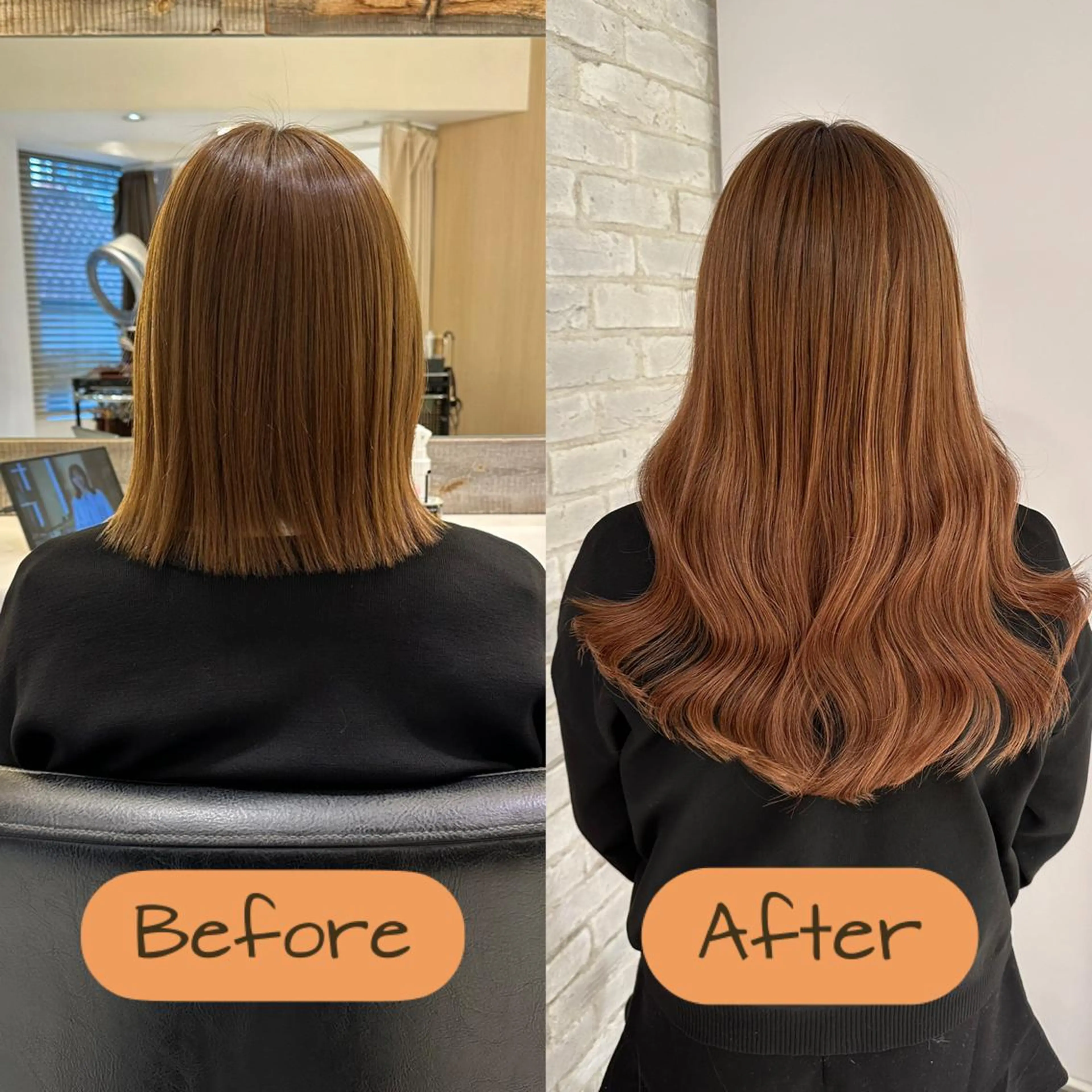 ミディアム ‪🤎艶感ベージュ/ ミルクティー‪🤎のヘアスタイル