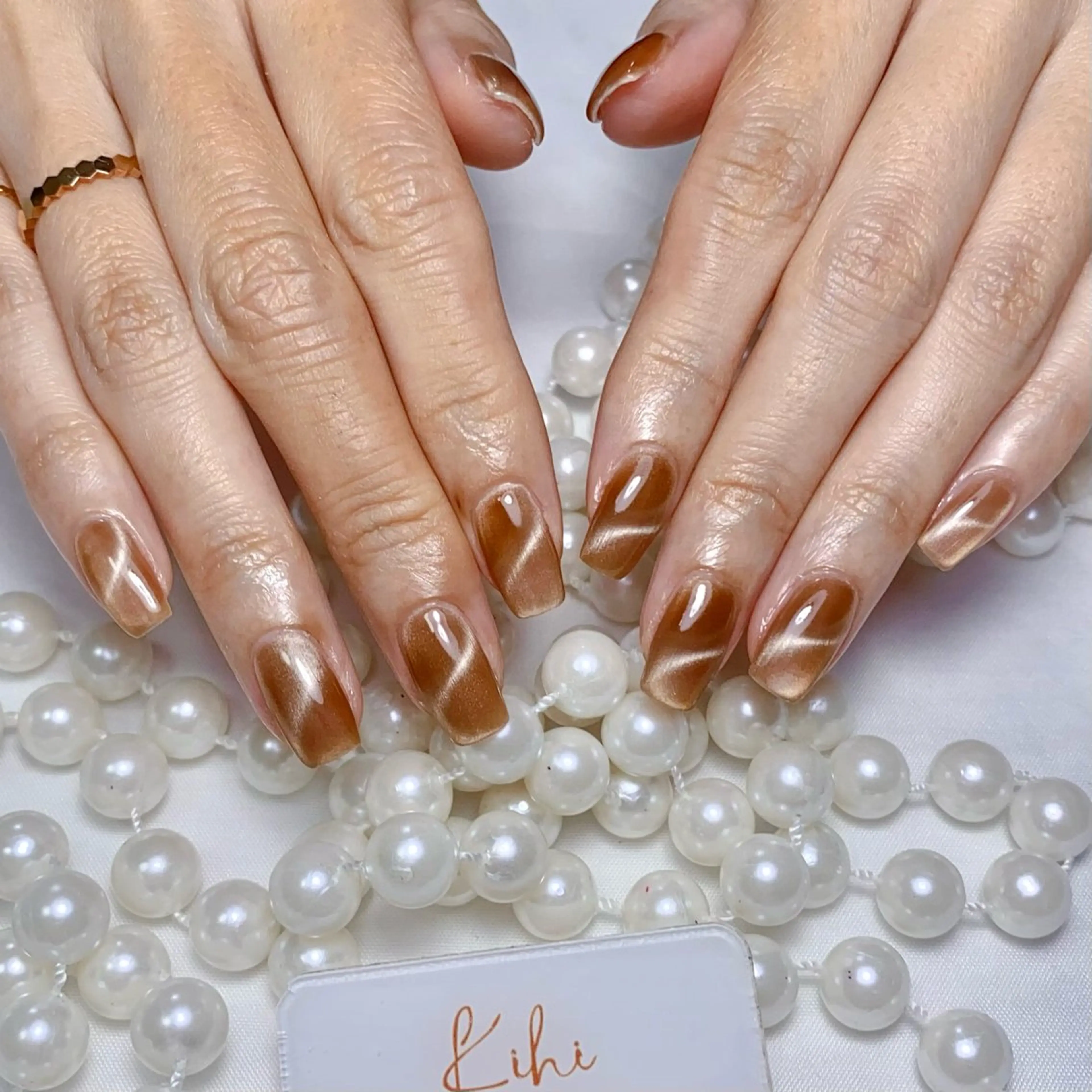 ネイル アートネイル フレンチネイル ジェルネイル グラデーション 韓国ネイル ハンドネイル 💕鈴木ユリ パラジェル/オフ無料のネイルデザイン