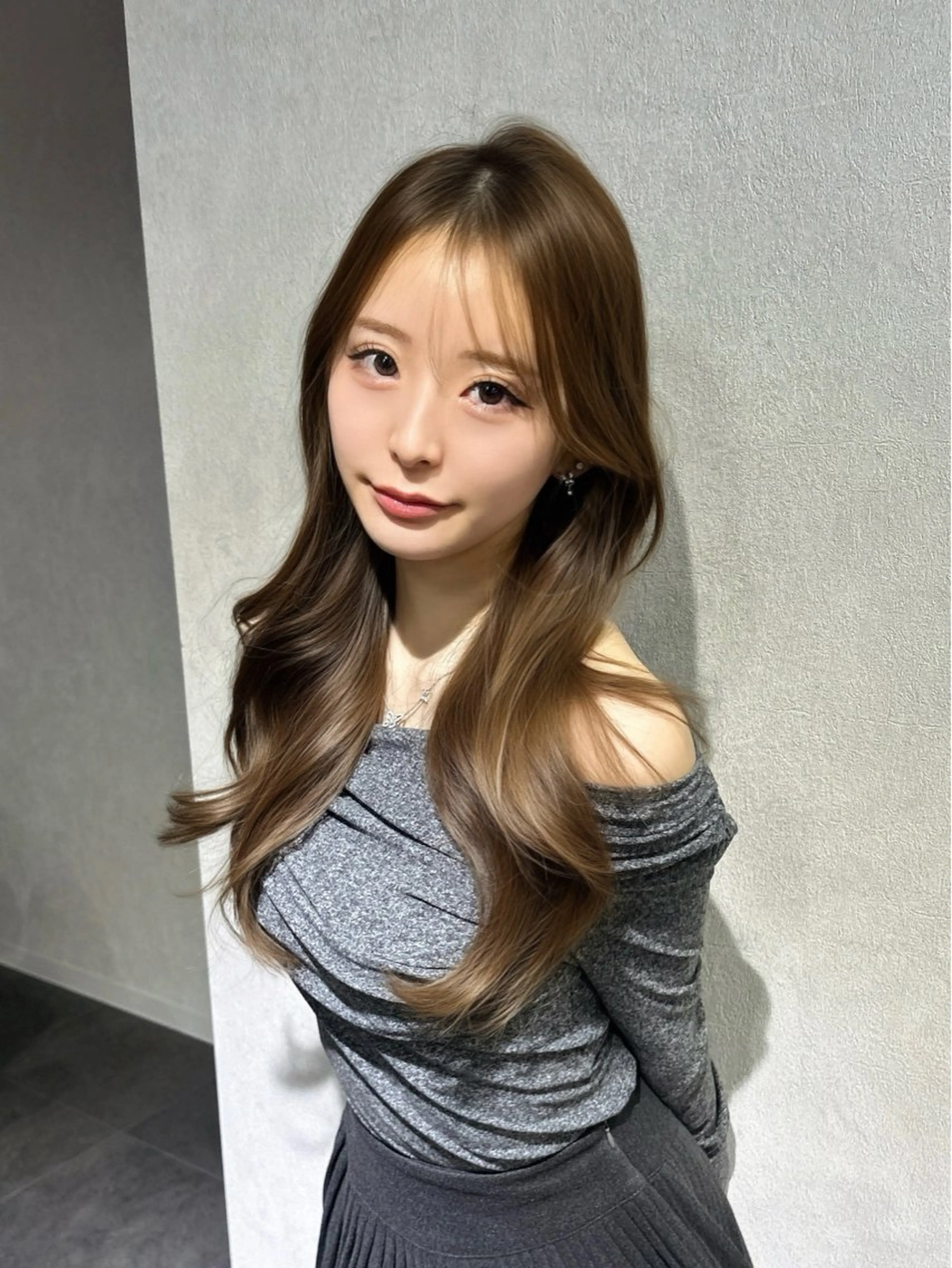 🇨🇳【人気Ｎｏ．1】💎ワンホンカット＋髪質改善カラー                 『まとまり最強メニュー』の写真