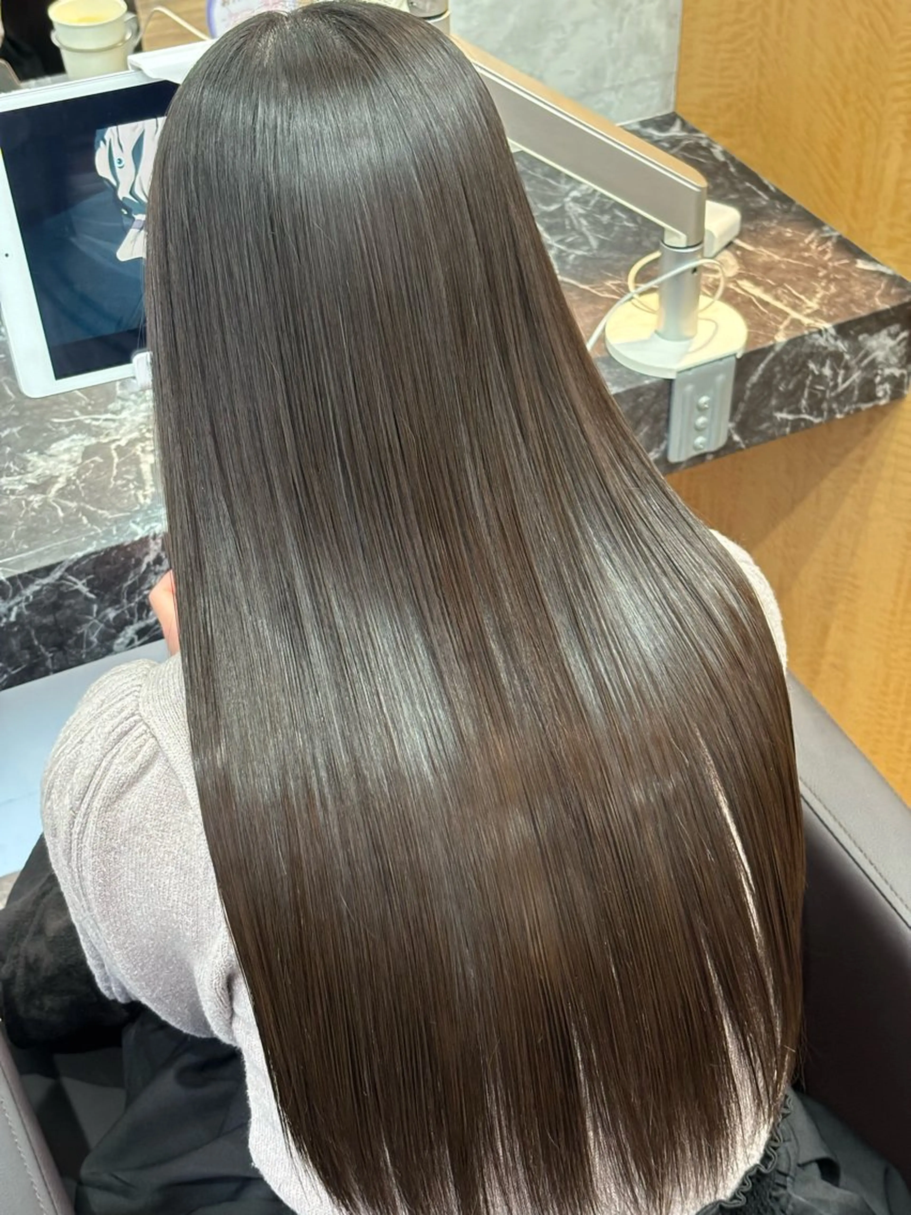 ロング 縮毛矯正 ACTION心斎橋店 Lisaのヘアスタイル