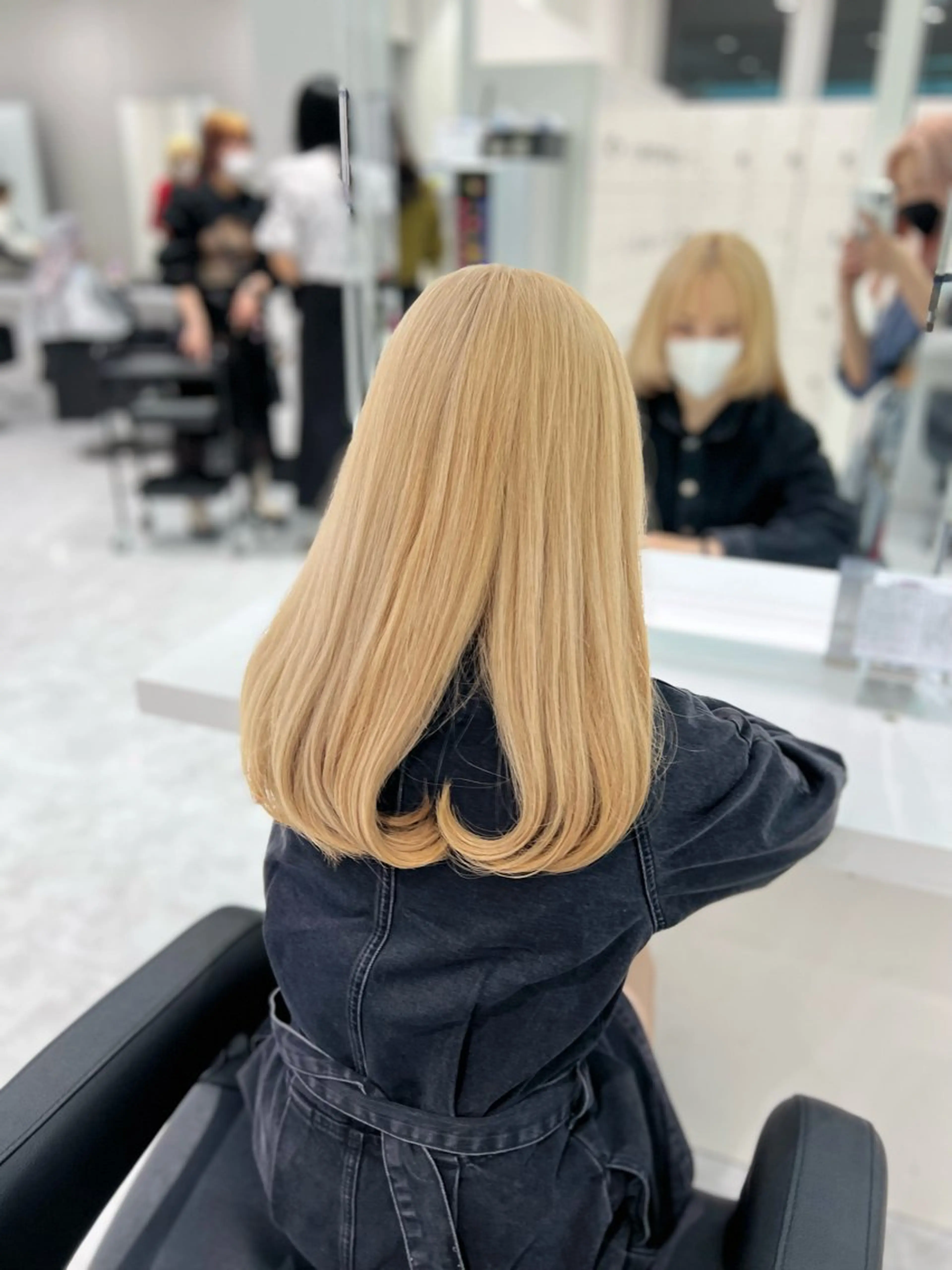 ロング ヘアカラー トリートメント ヘッドスパ ヘアセット ケアブリーチ/まつパ マツエク/sEnAのマツエク・マツパデザイン