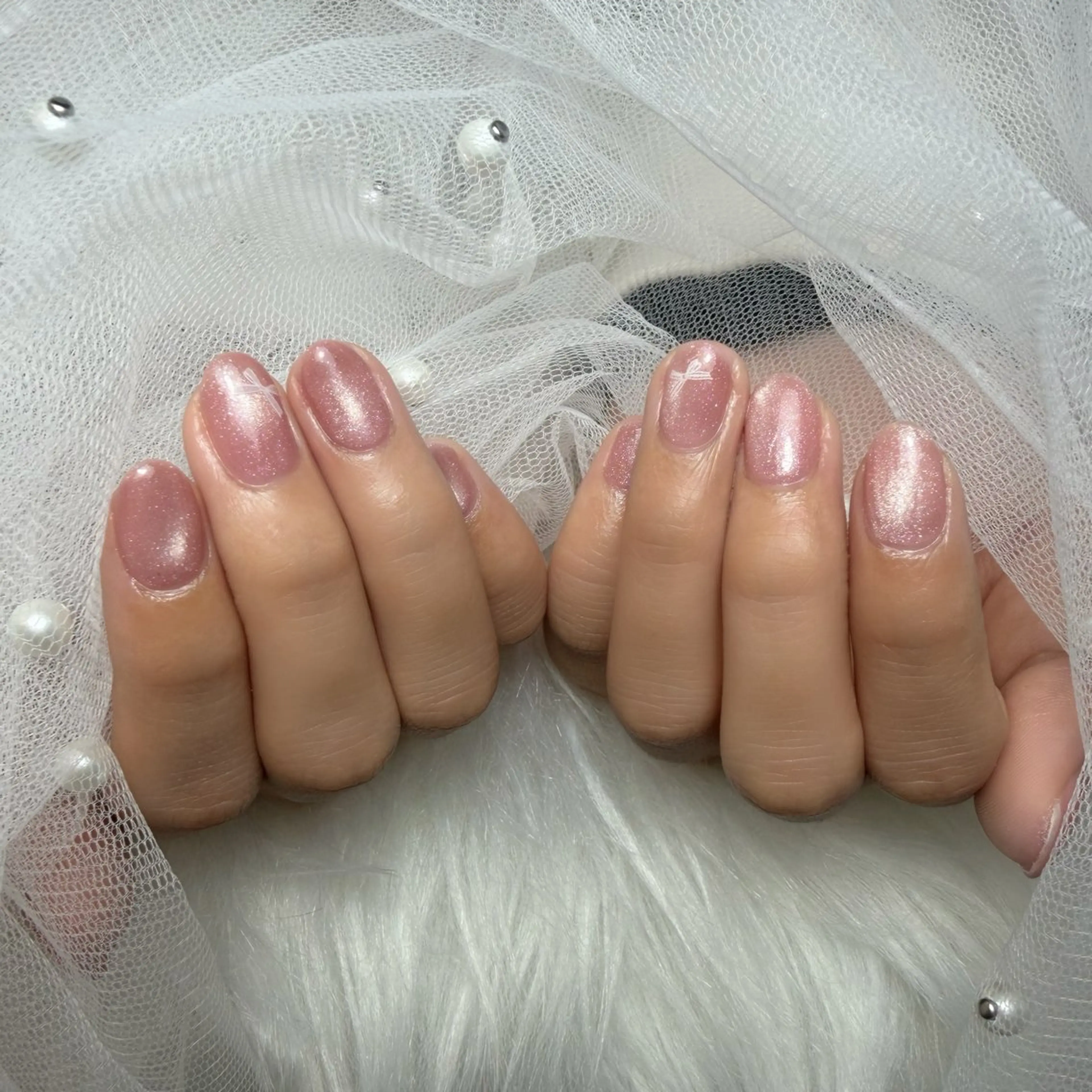 ネイル ショートネイル 岸 麗佳のネイルデザイン